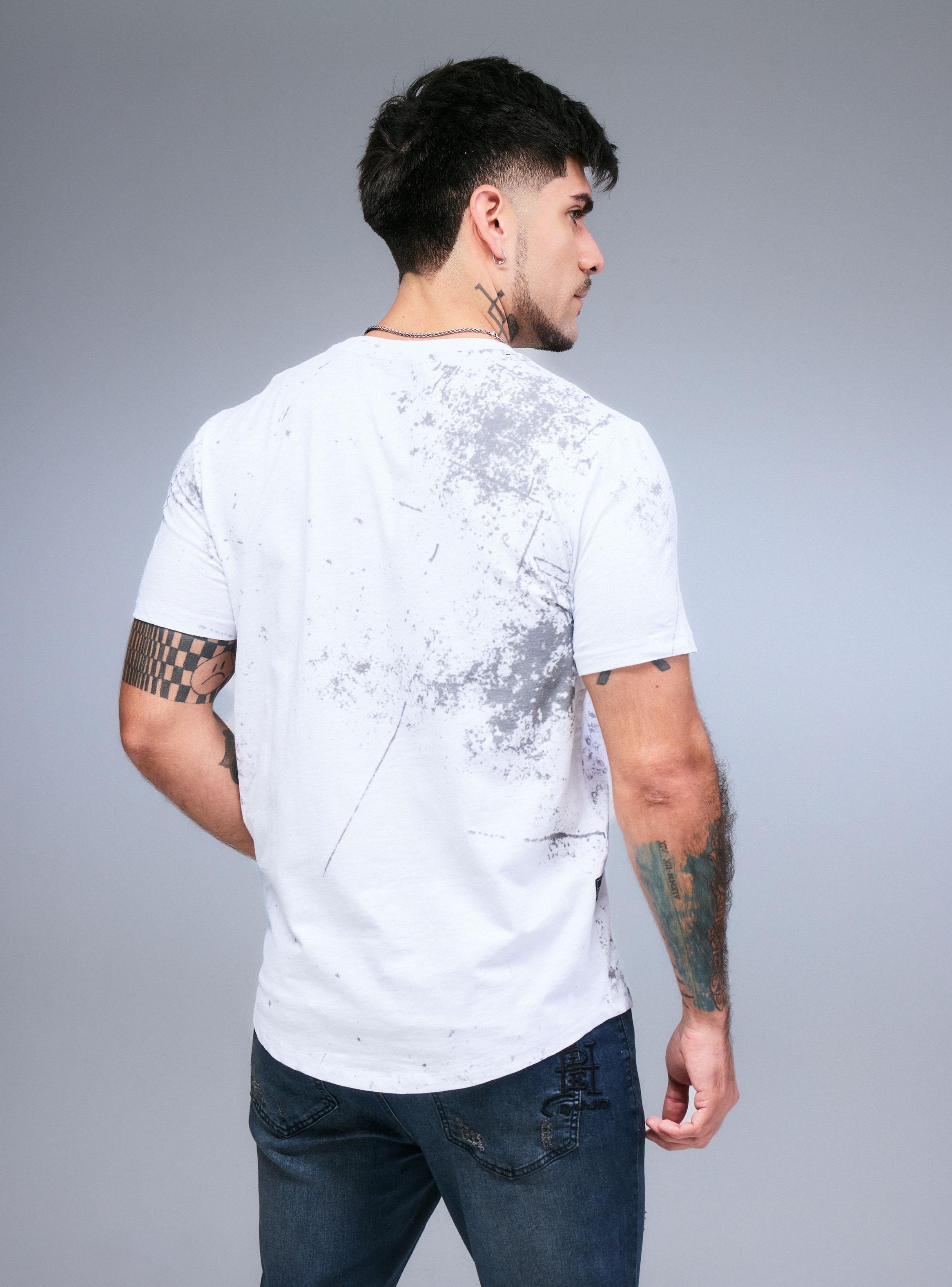 Polera Ed Hardy Full Manchas y Brillos-1