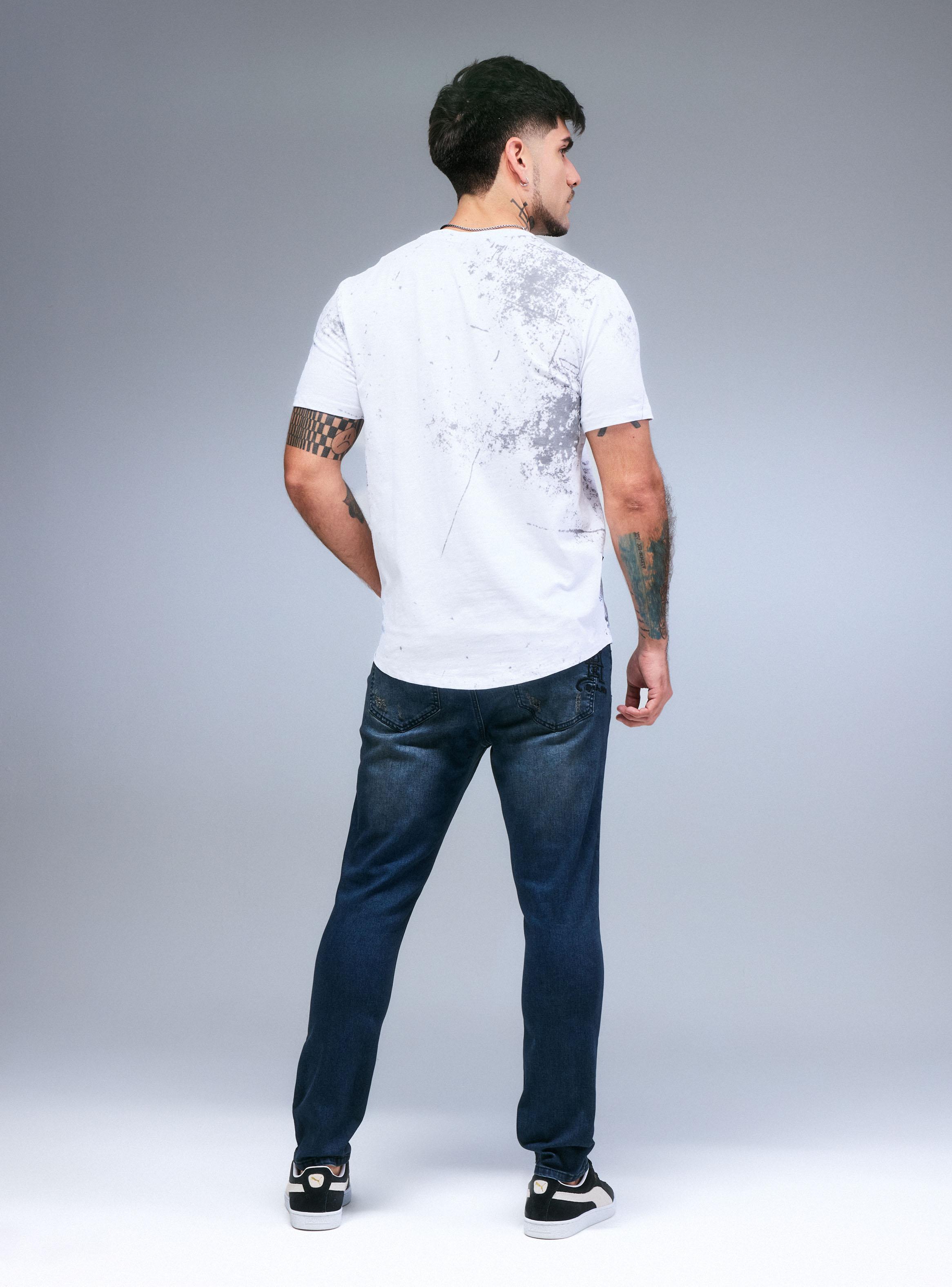 Polera Ed Hardy Full Manchas y Brillos-5