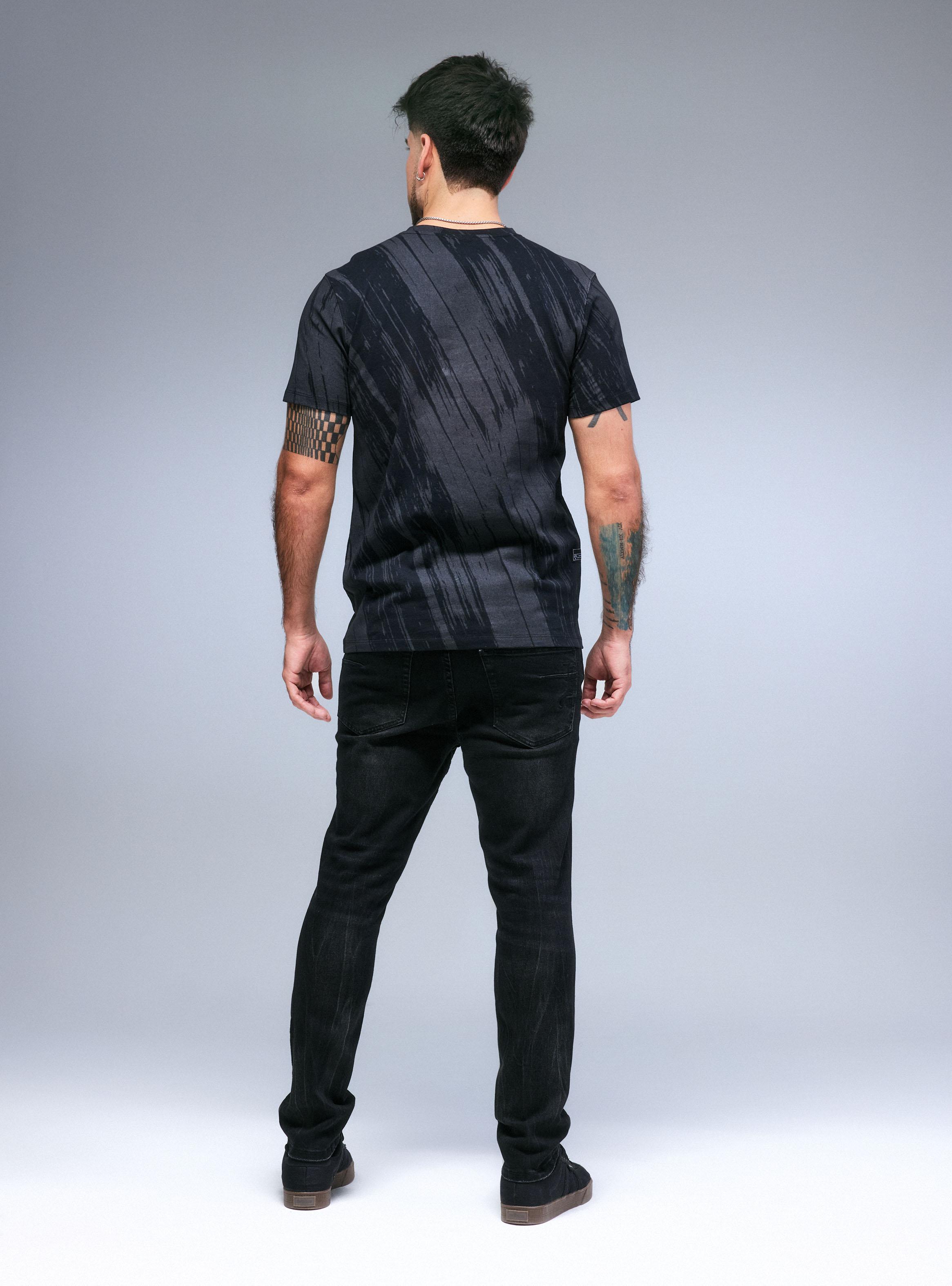 Polera Ed Hardy Brochazos y Calavera-5