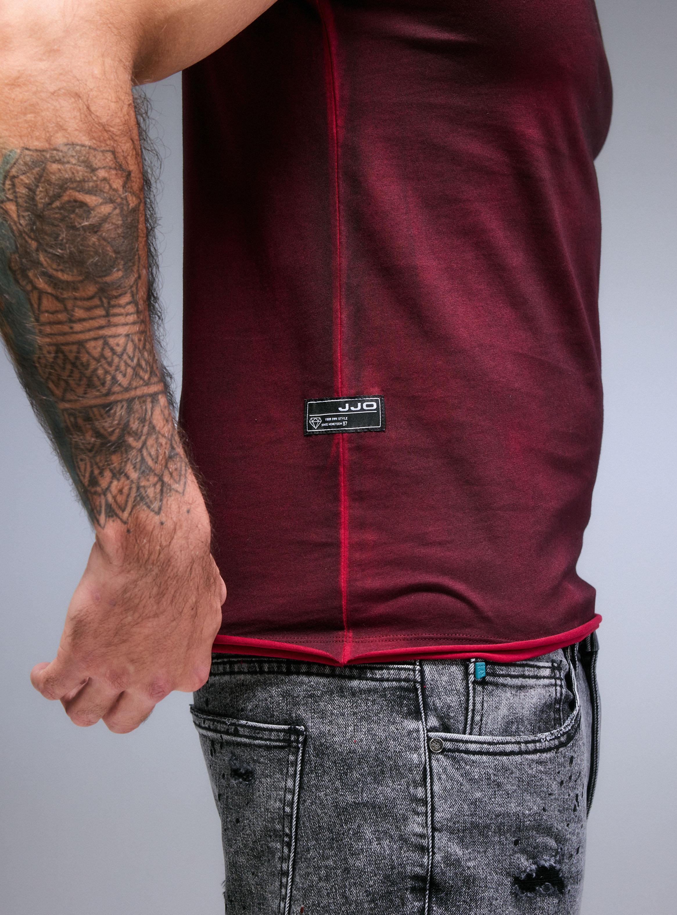 Polera Lavado Manchado Estampado Lateral-3