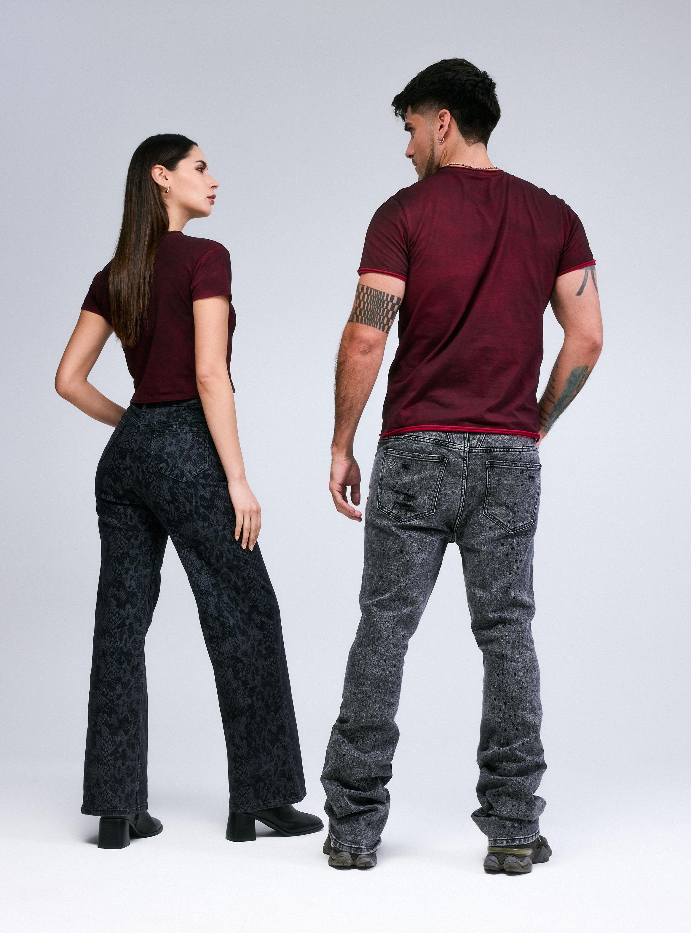 Polera Lavado Manchado Estampado Lateral-5
