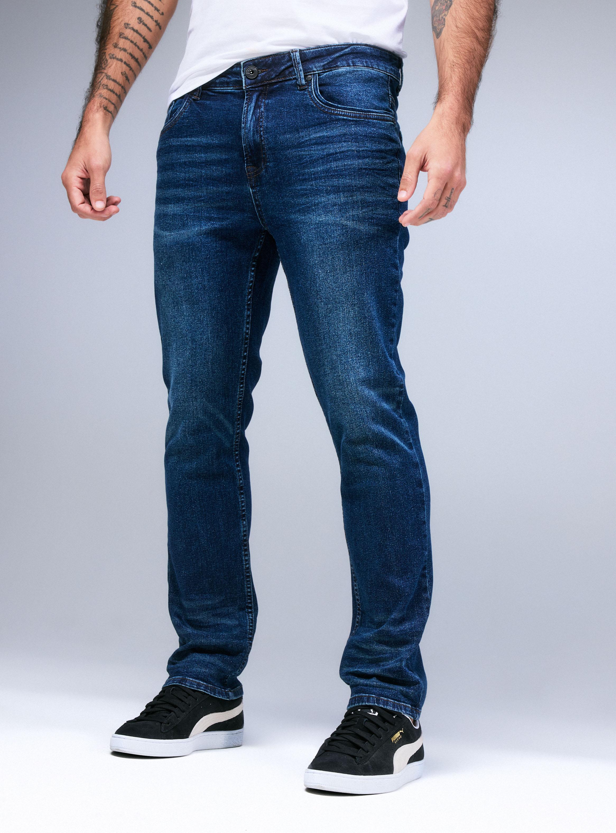 Jeans Bolsillo Trasero Especial Bigotes 3D-0