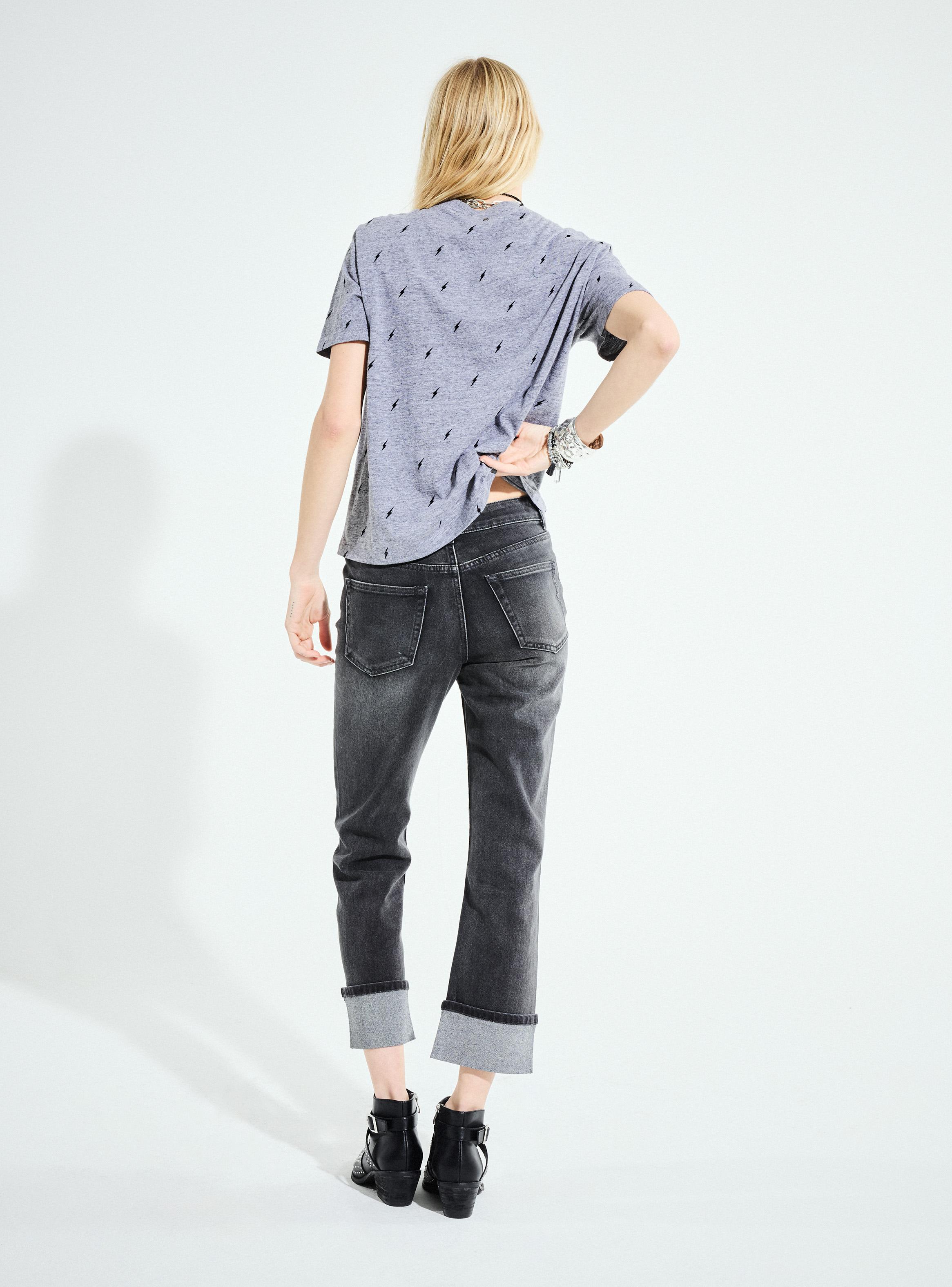Polera Melange Manga Corta-5