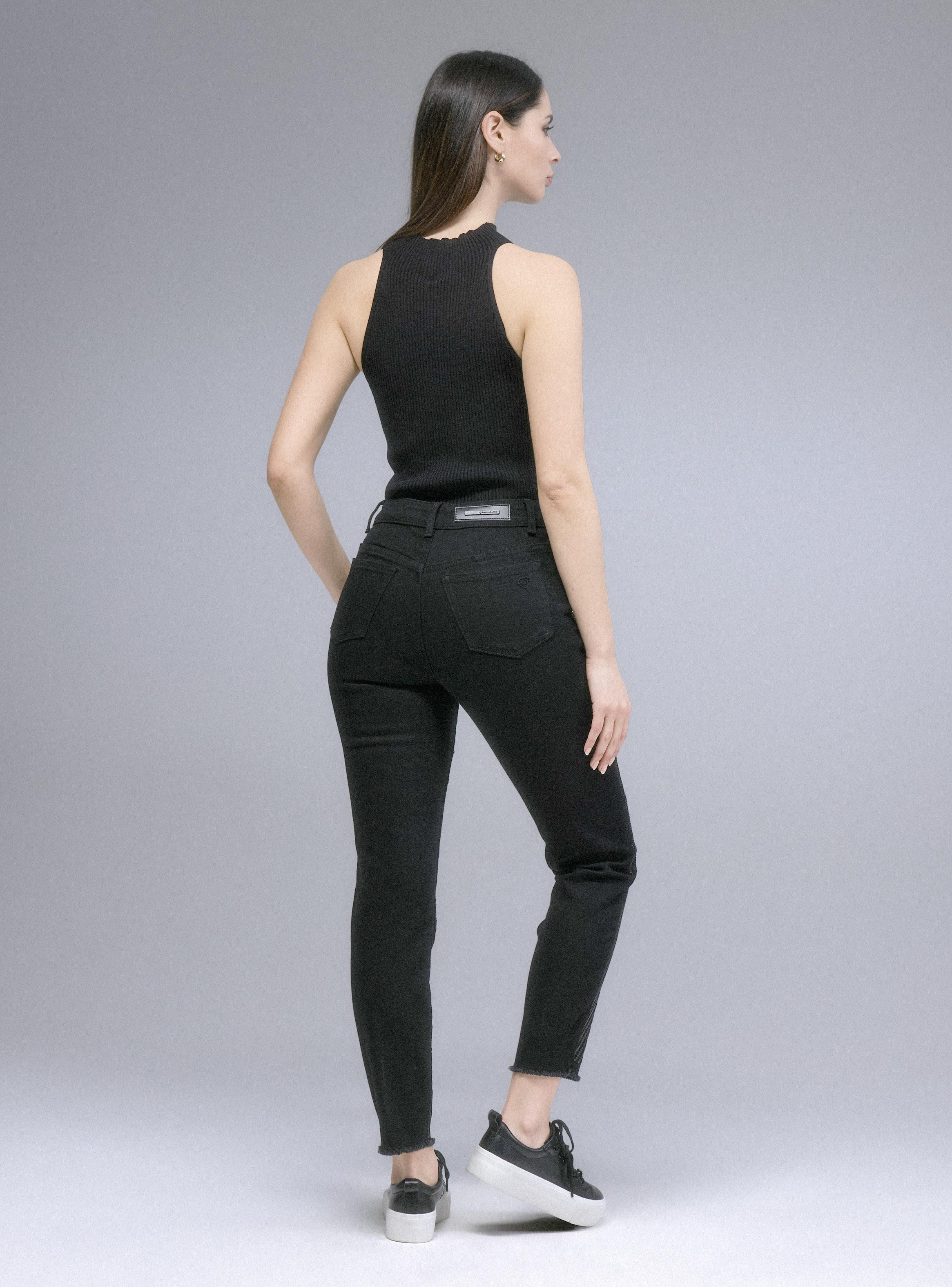 Jeans Invisible Push Up Delantero Full Lentejuelas-5