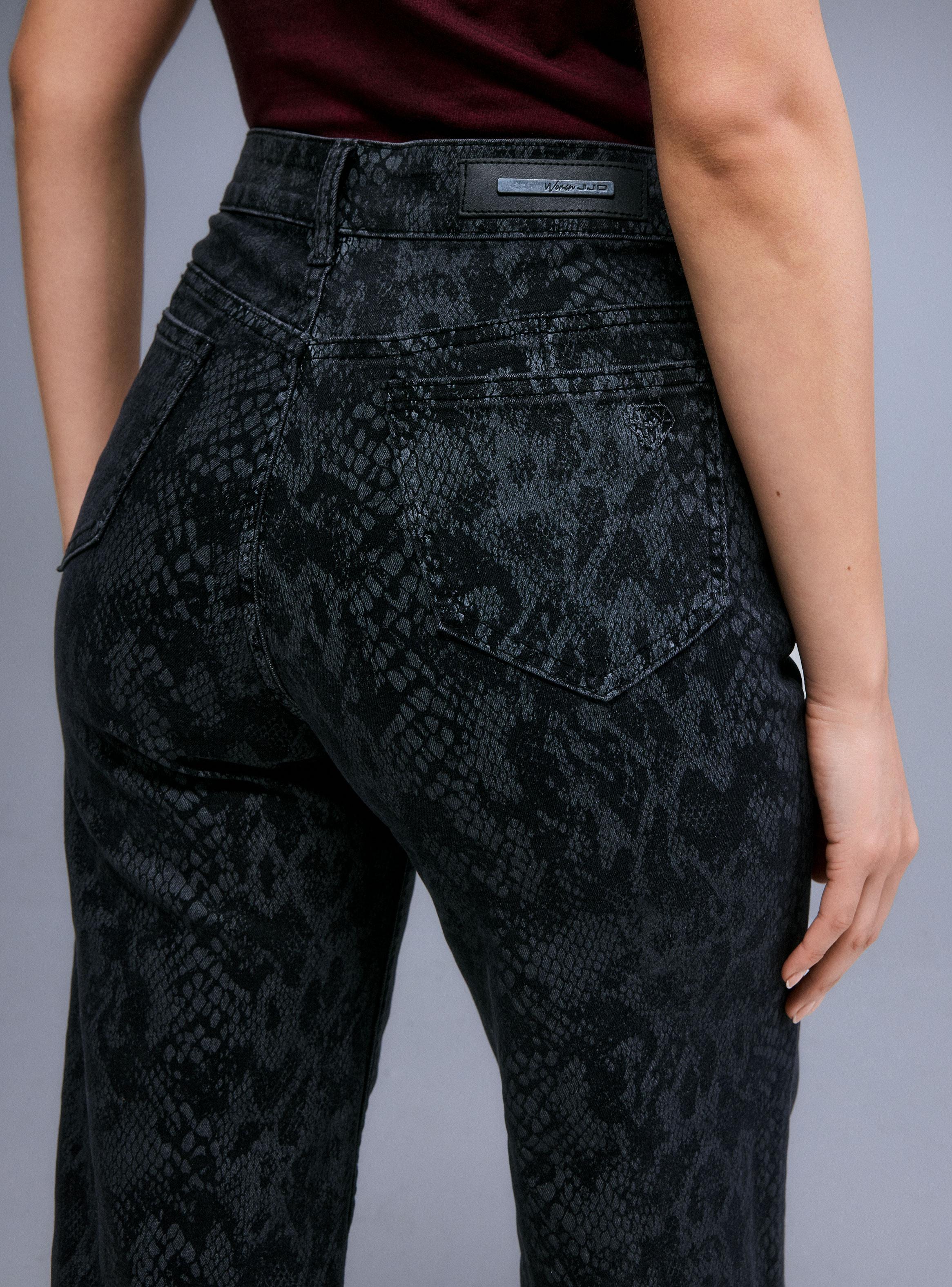 Jeans Wide Leg Full Print Pitón-3