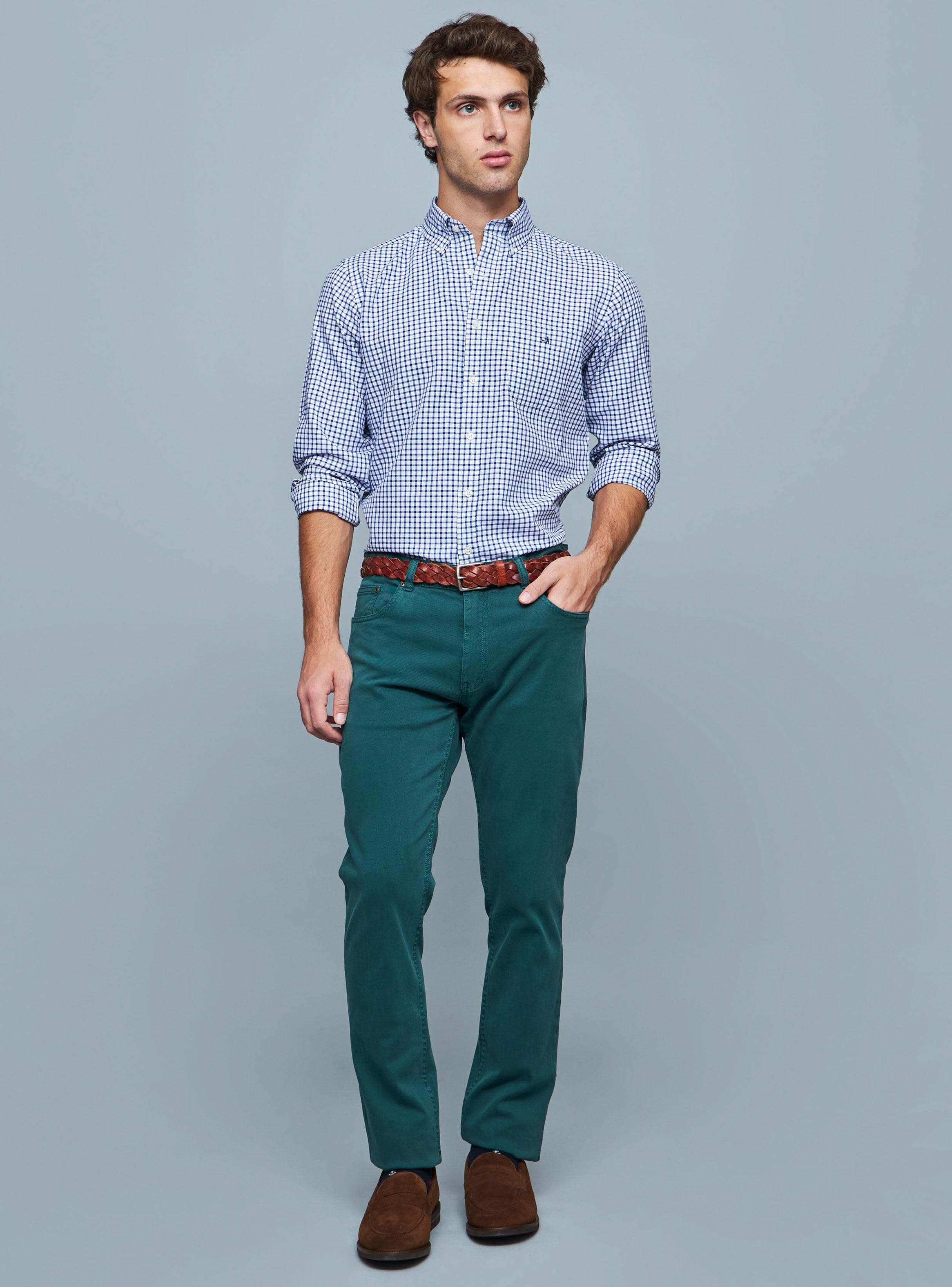 Camisa Estampado Cuadros Classic-2