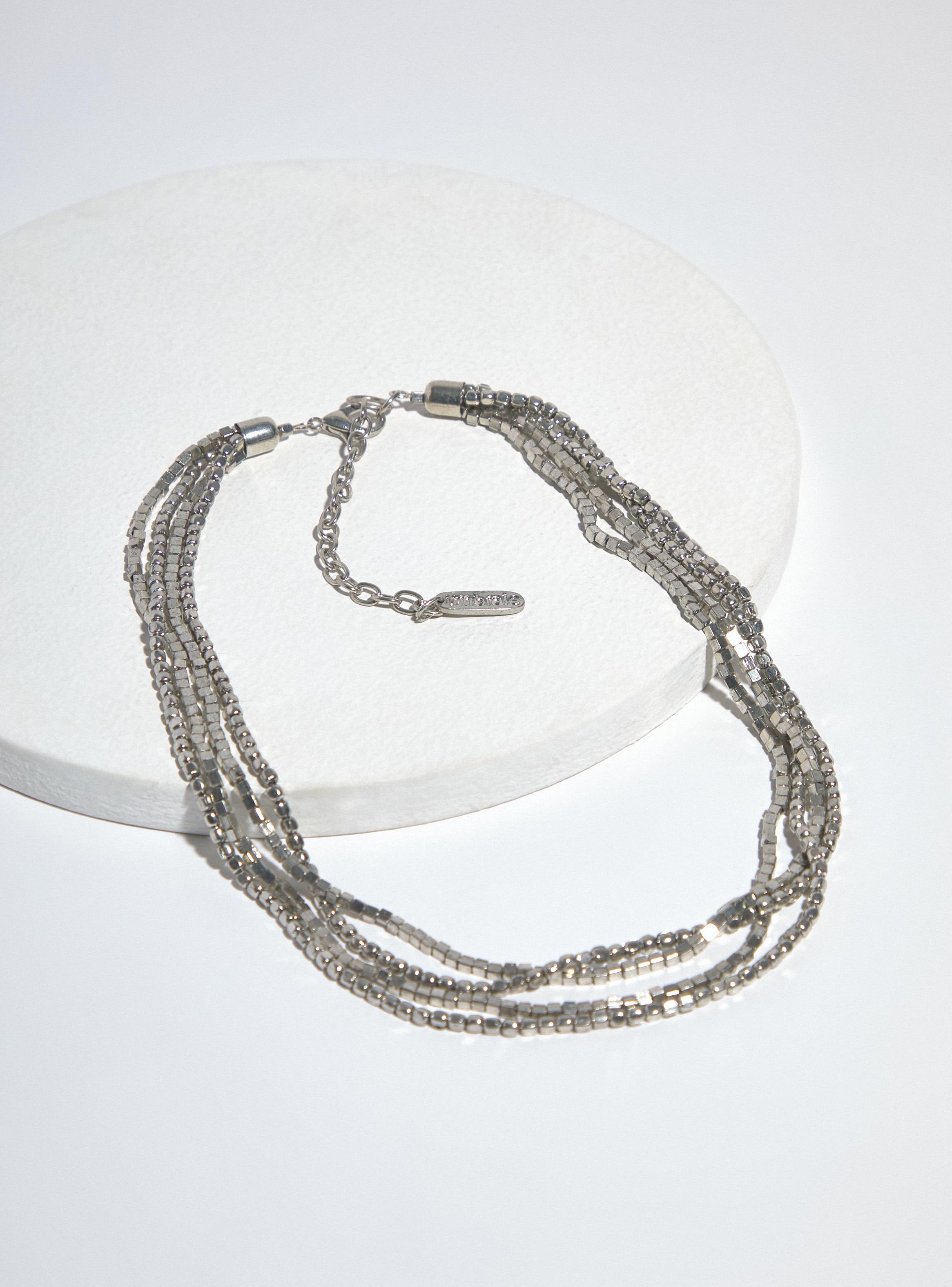 Collar Mostacillas Metal-0