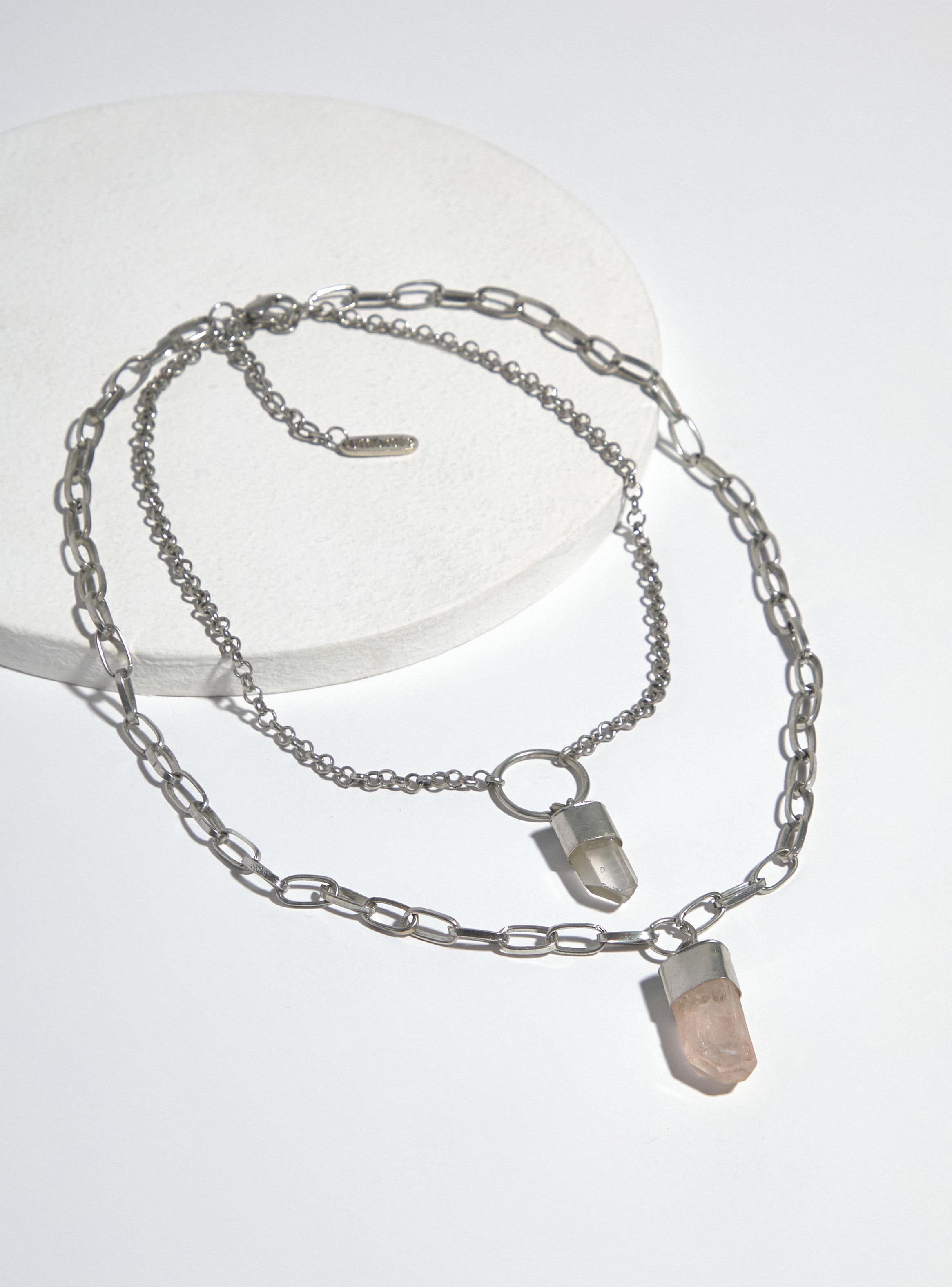 Collar Doble Cuarzo-0
