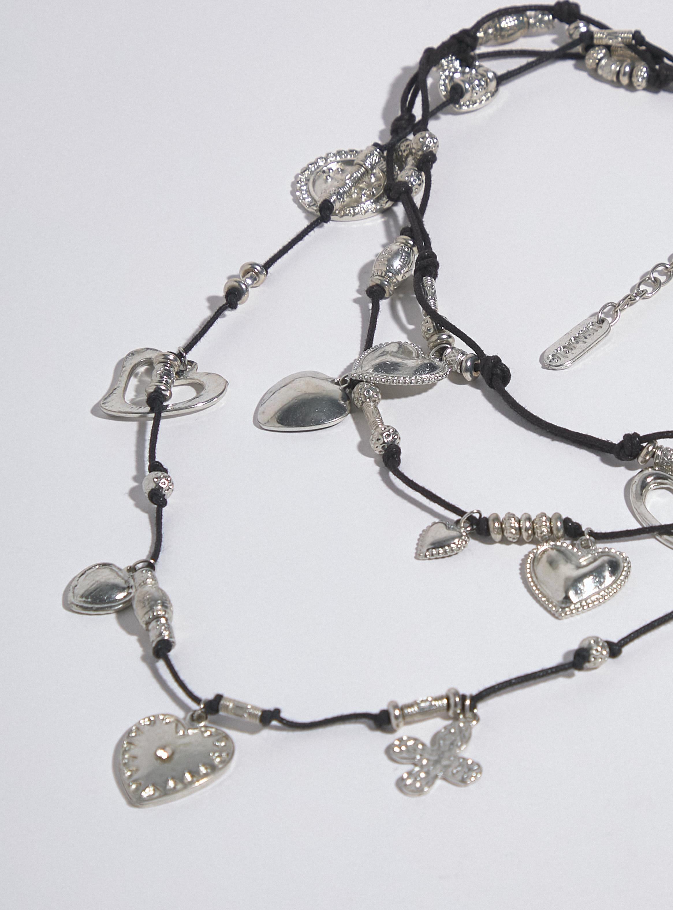 Collar Charms Corazones-3