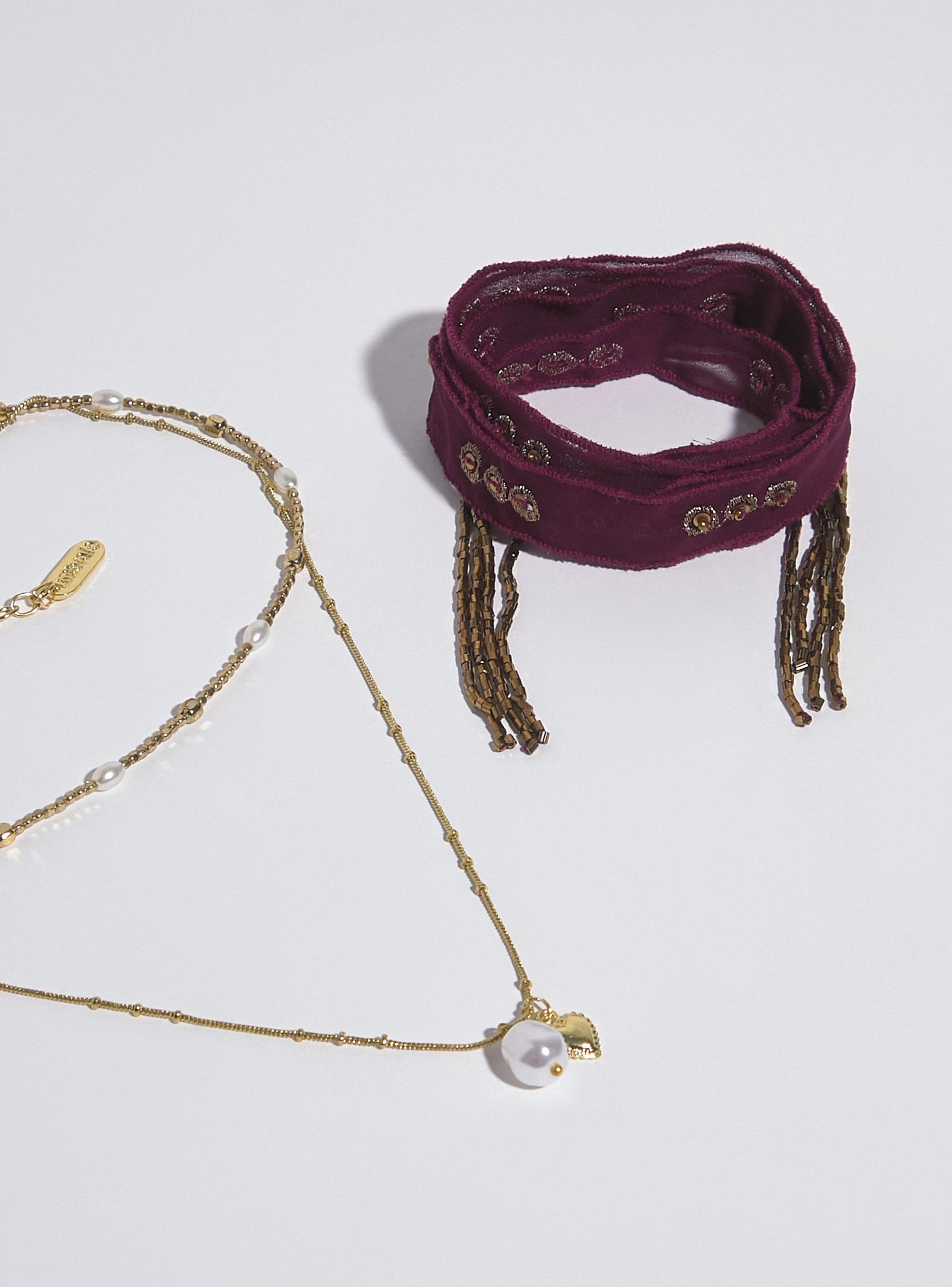 Collar Corbatín y Corazón-3
