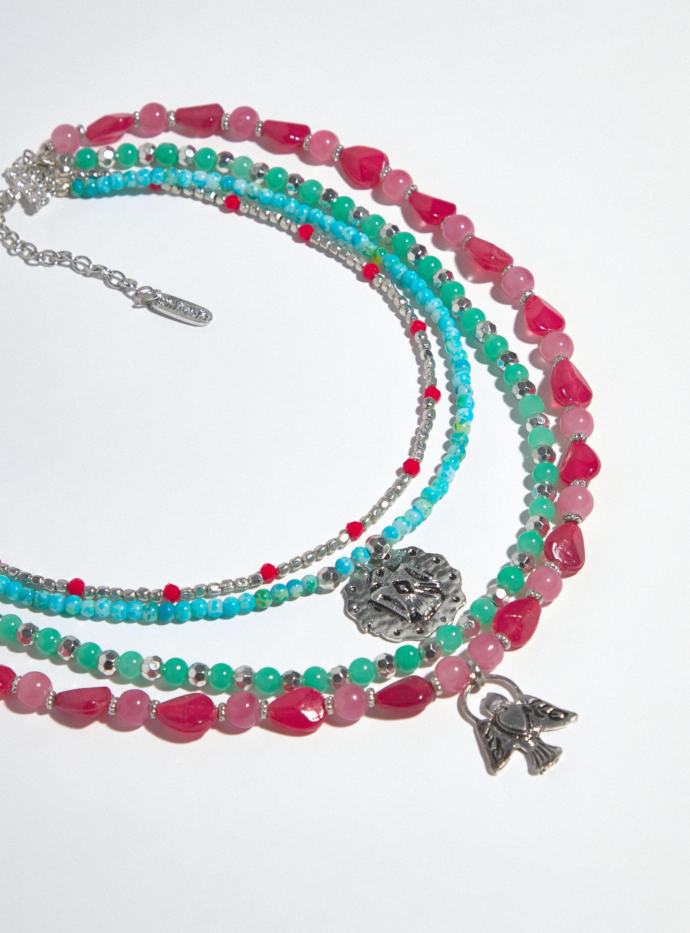 Collar Mostacillas de Colores-3