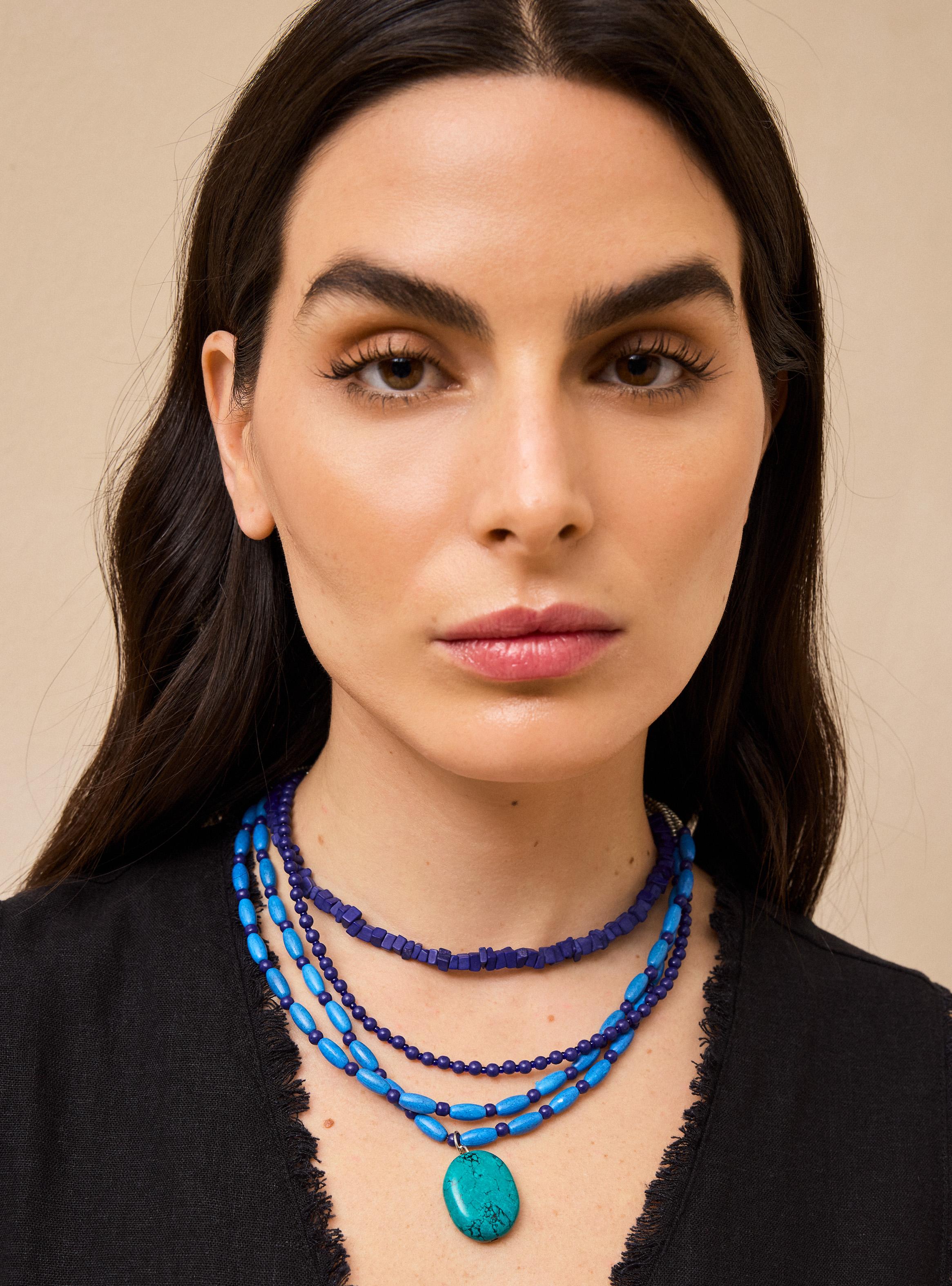 Collar Tonos Azules-1