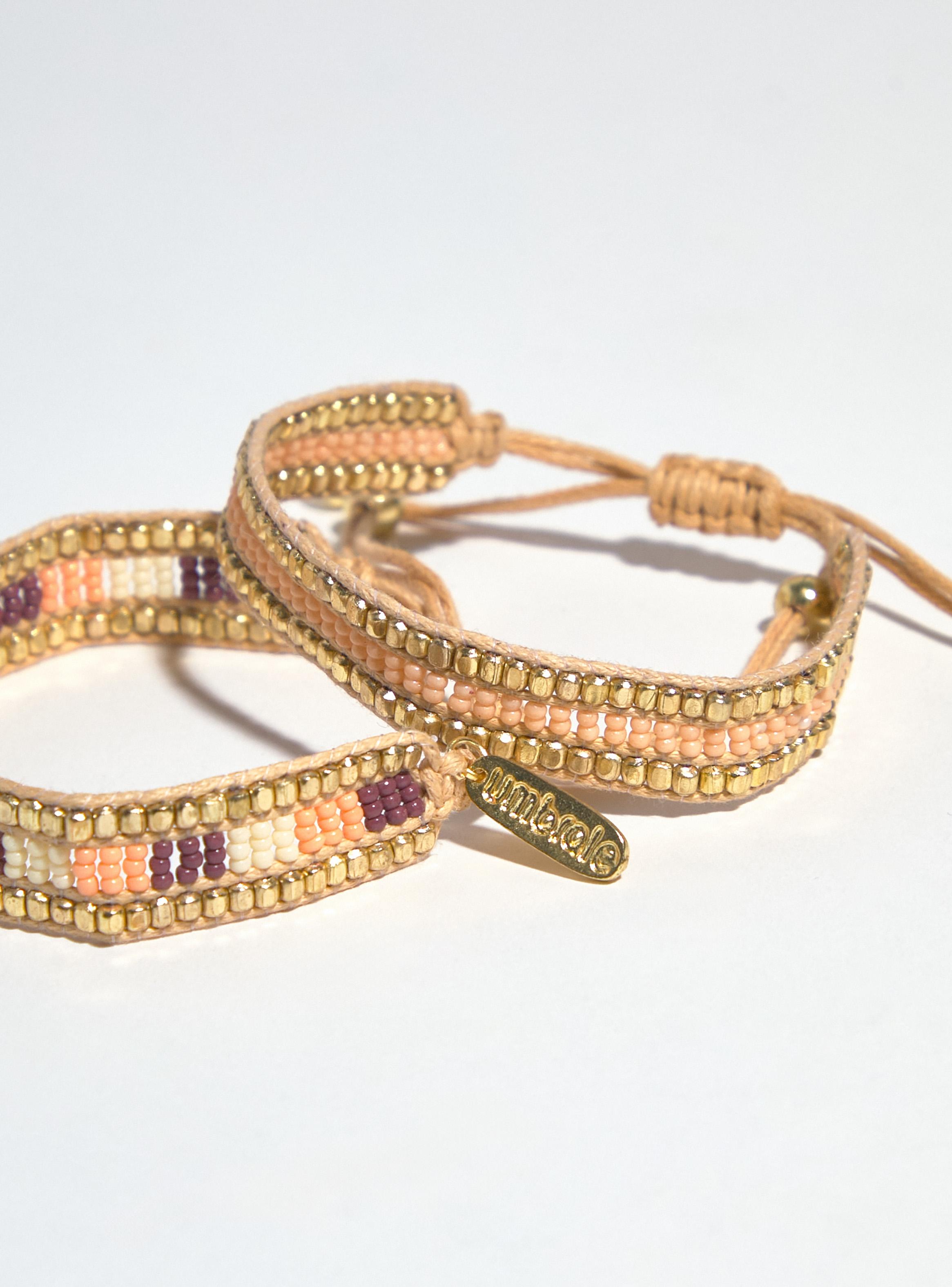 Set de Pulseras Colores Tejidas-3