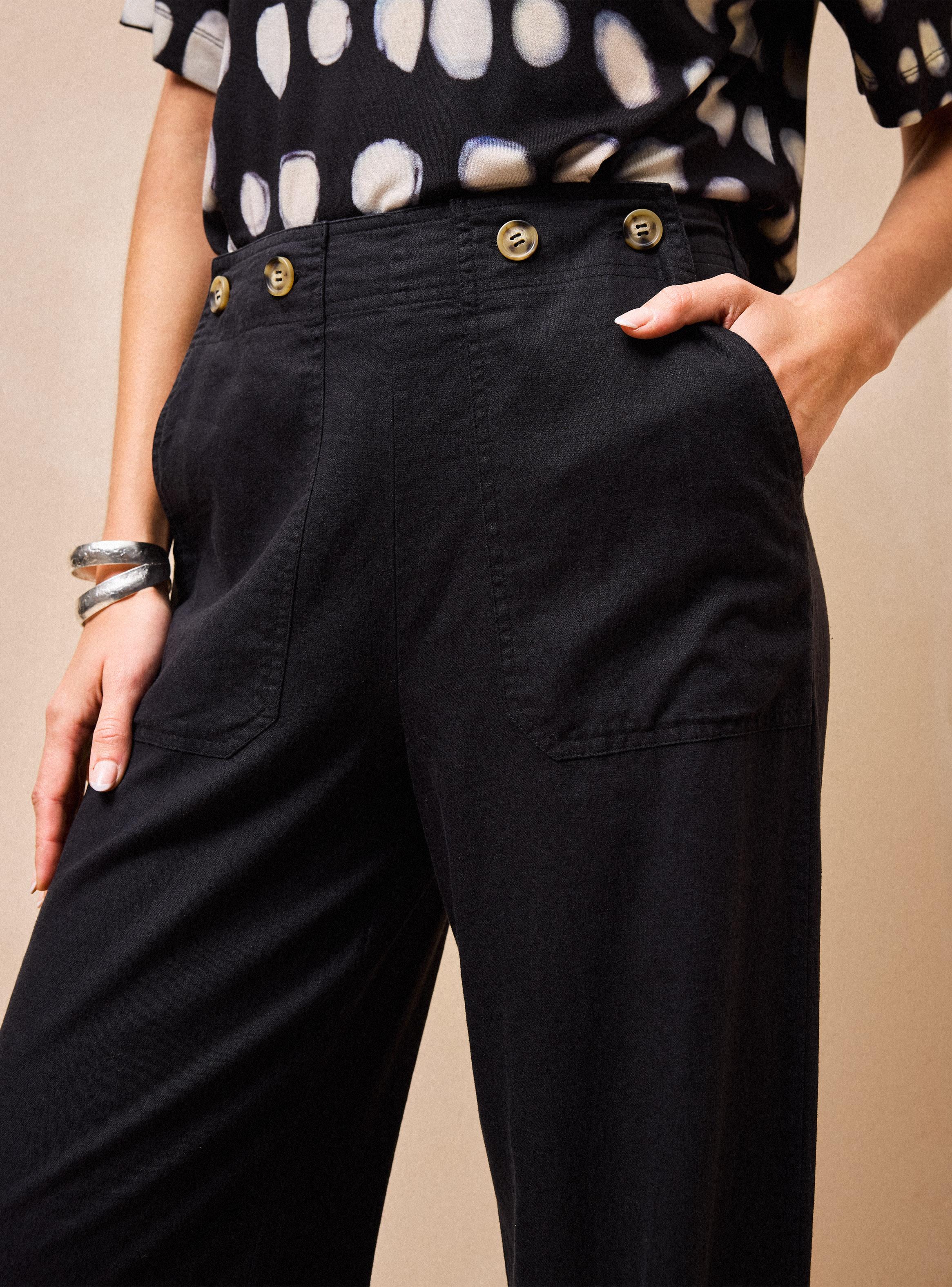 Pantalón Detalle de Botones en Pretina-2