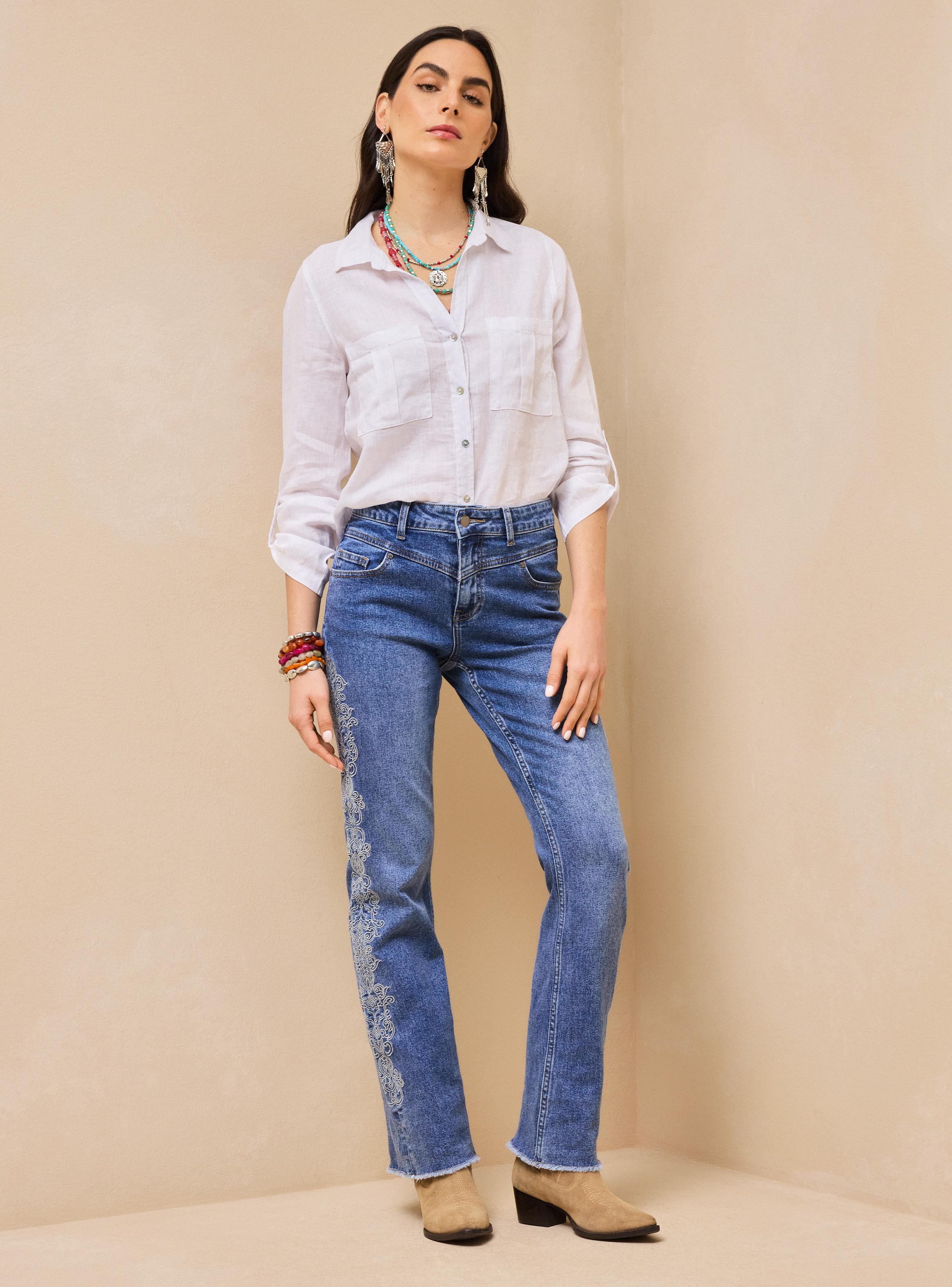 Blusa Estilo Básico con Manga Ajustable-4