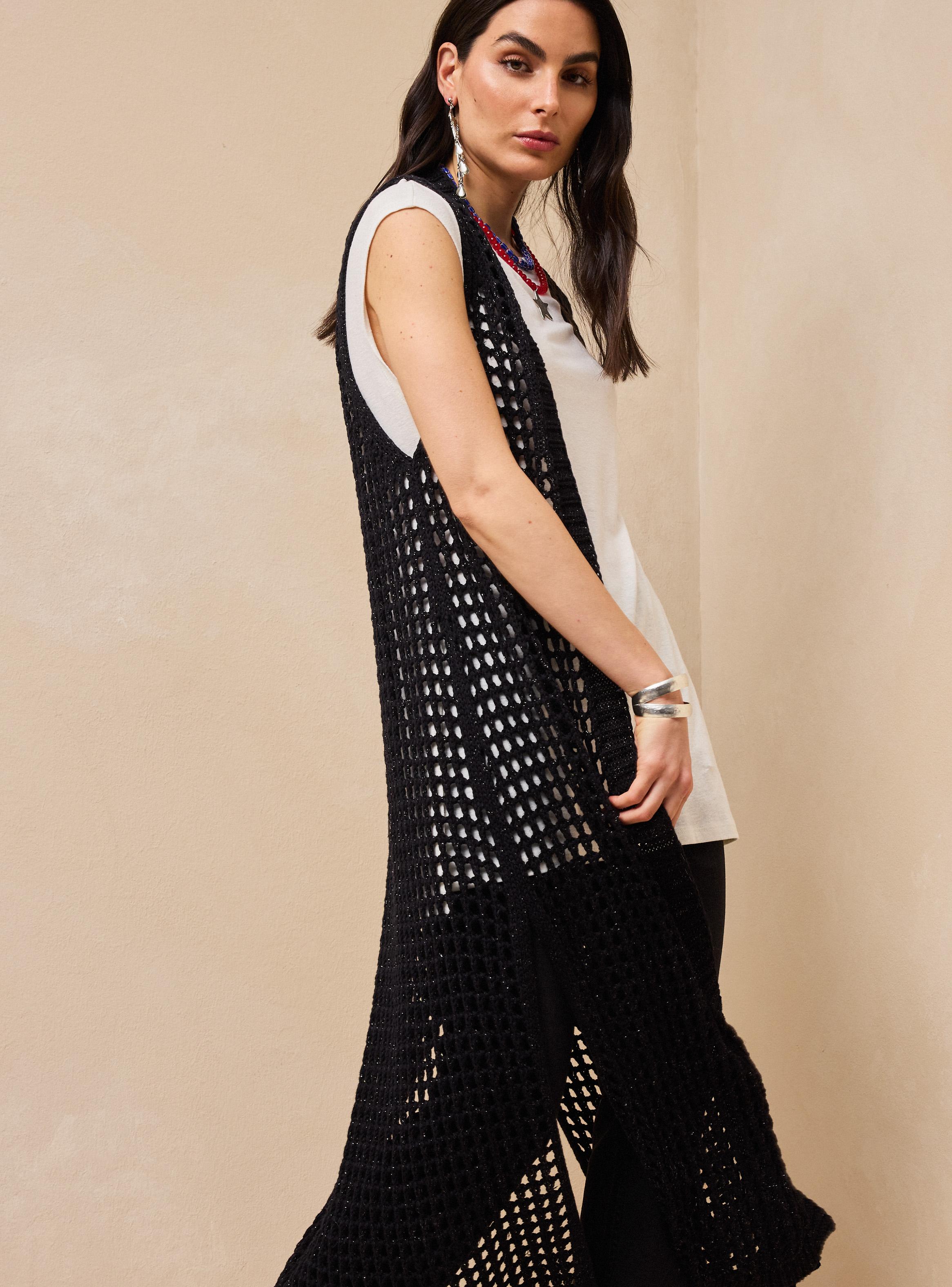 Chaleco Tejido con Lurex-2
