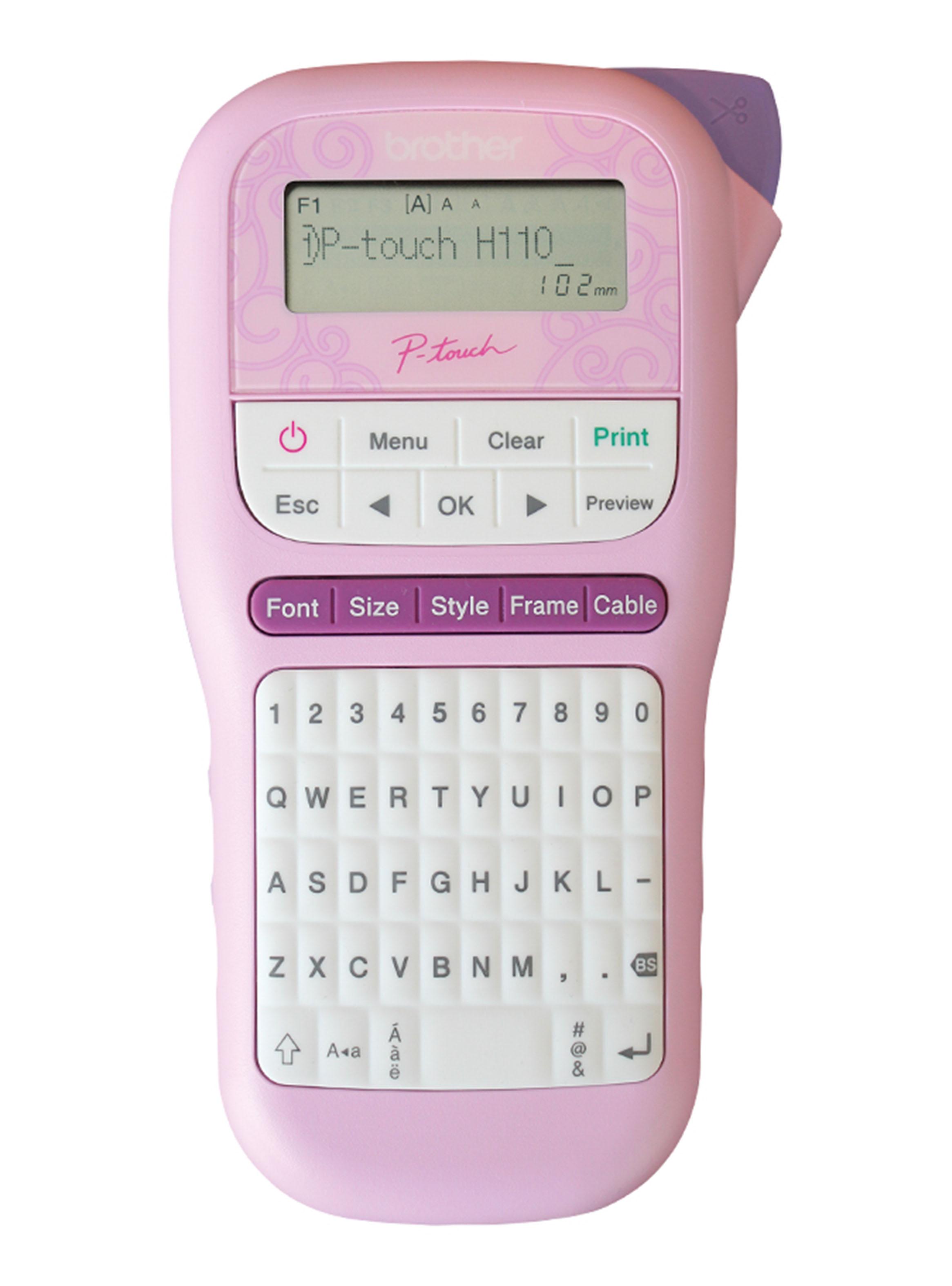 Rotulador Electrónico + Cinta Rosada Extra PTH110PK más-2