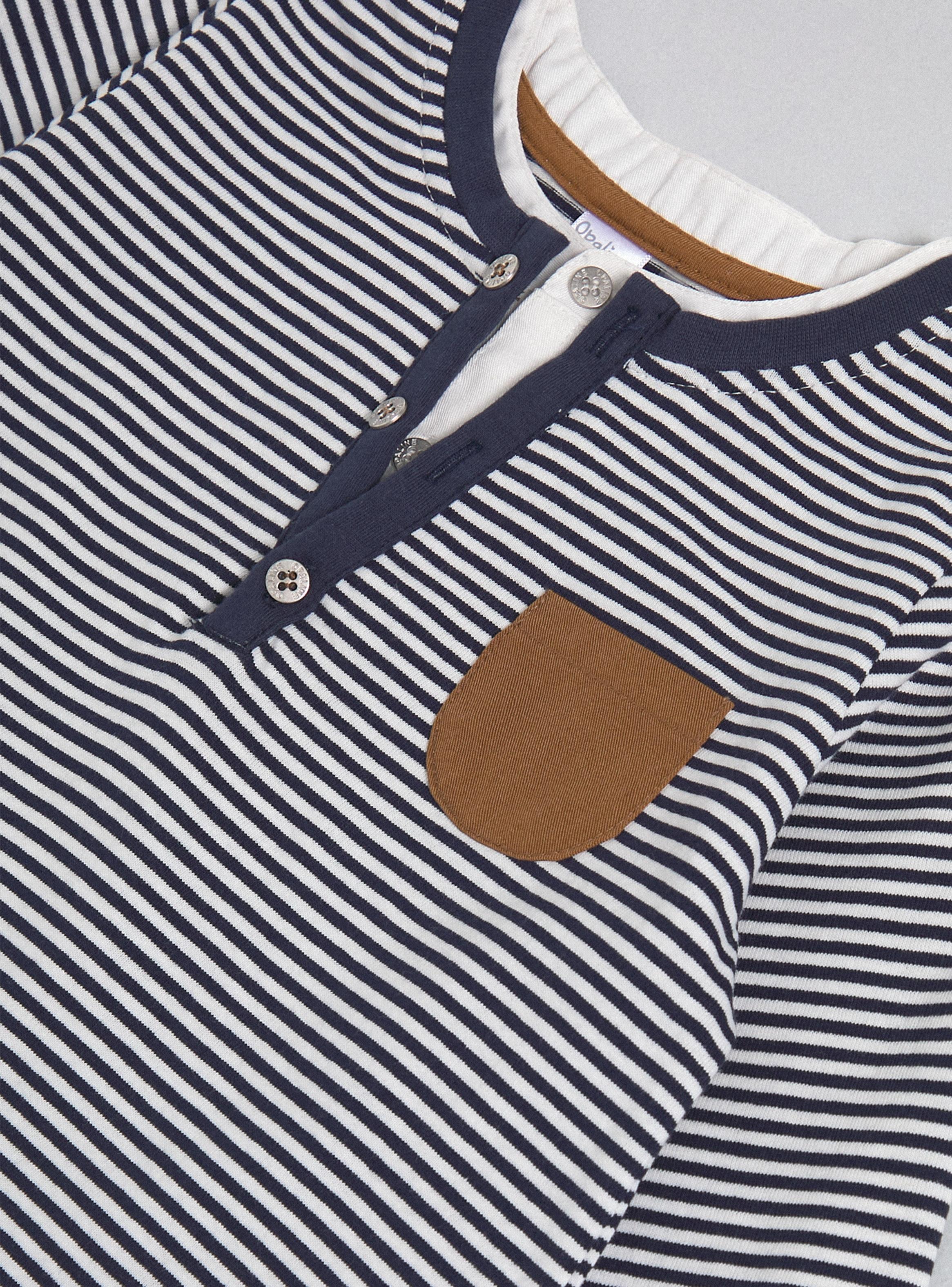 Polera Rayas y 3 Botones Niño-2
