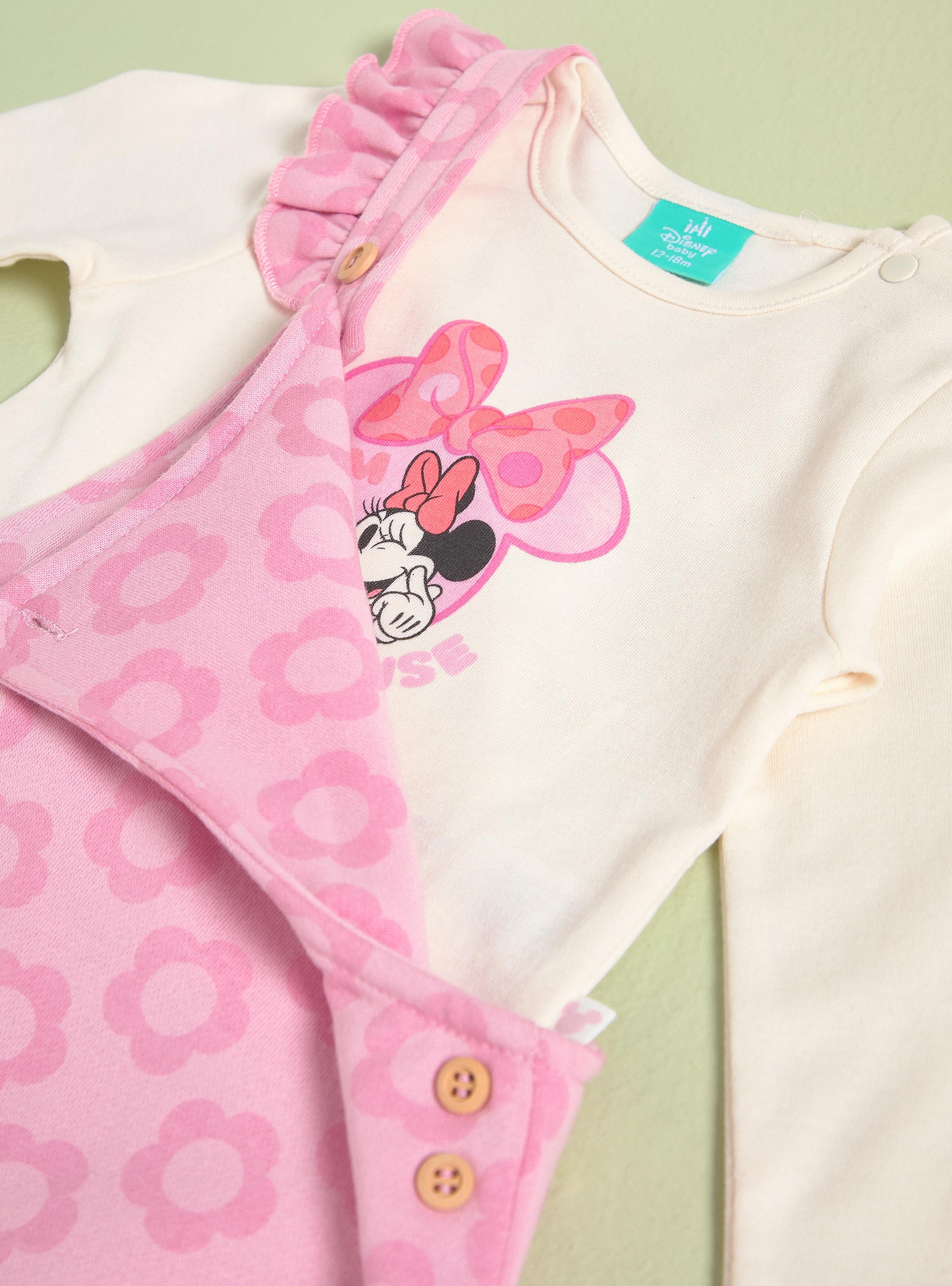 Conjunto de Jardinera y Body Minnie-2