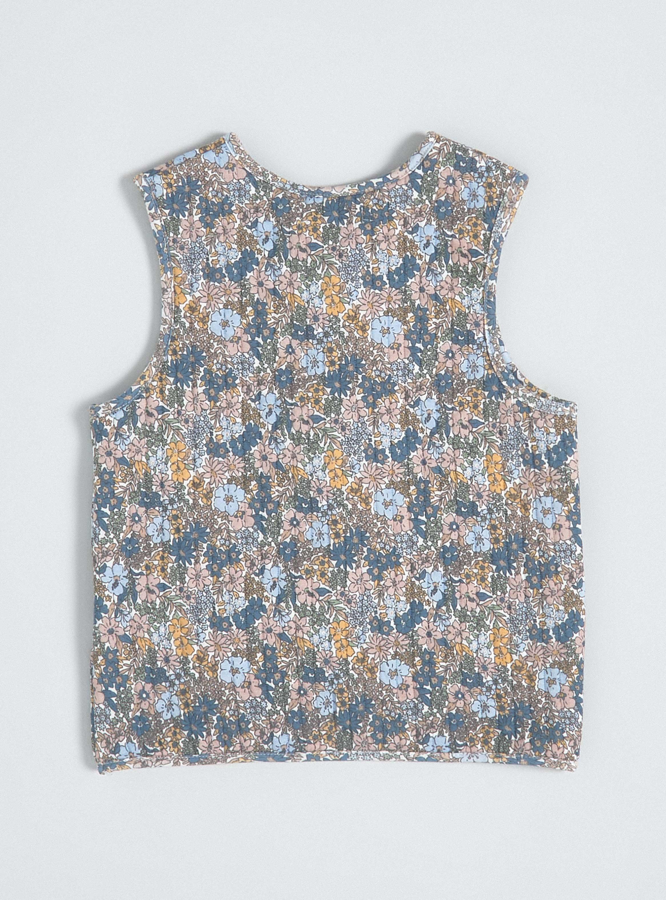 Chaqueta Vest Estampado Floral-2