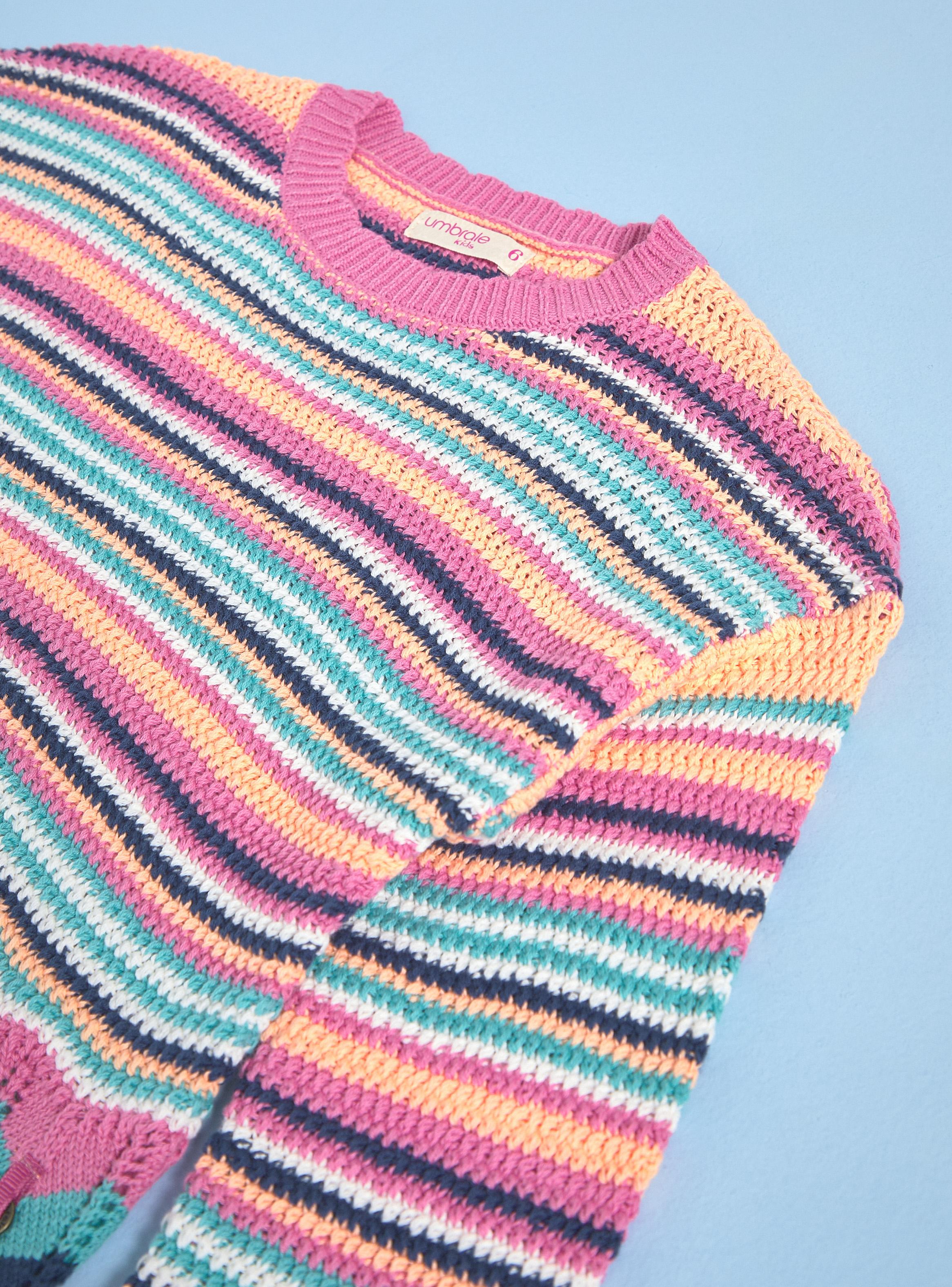 Sweater Tejido Crochet Multicolor-2
