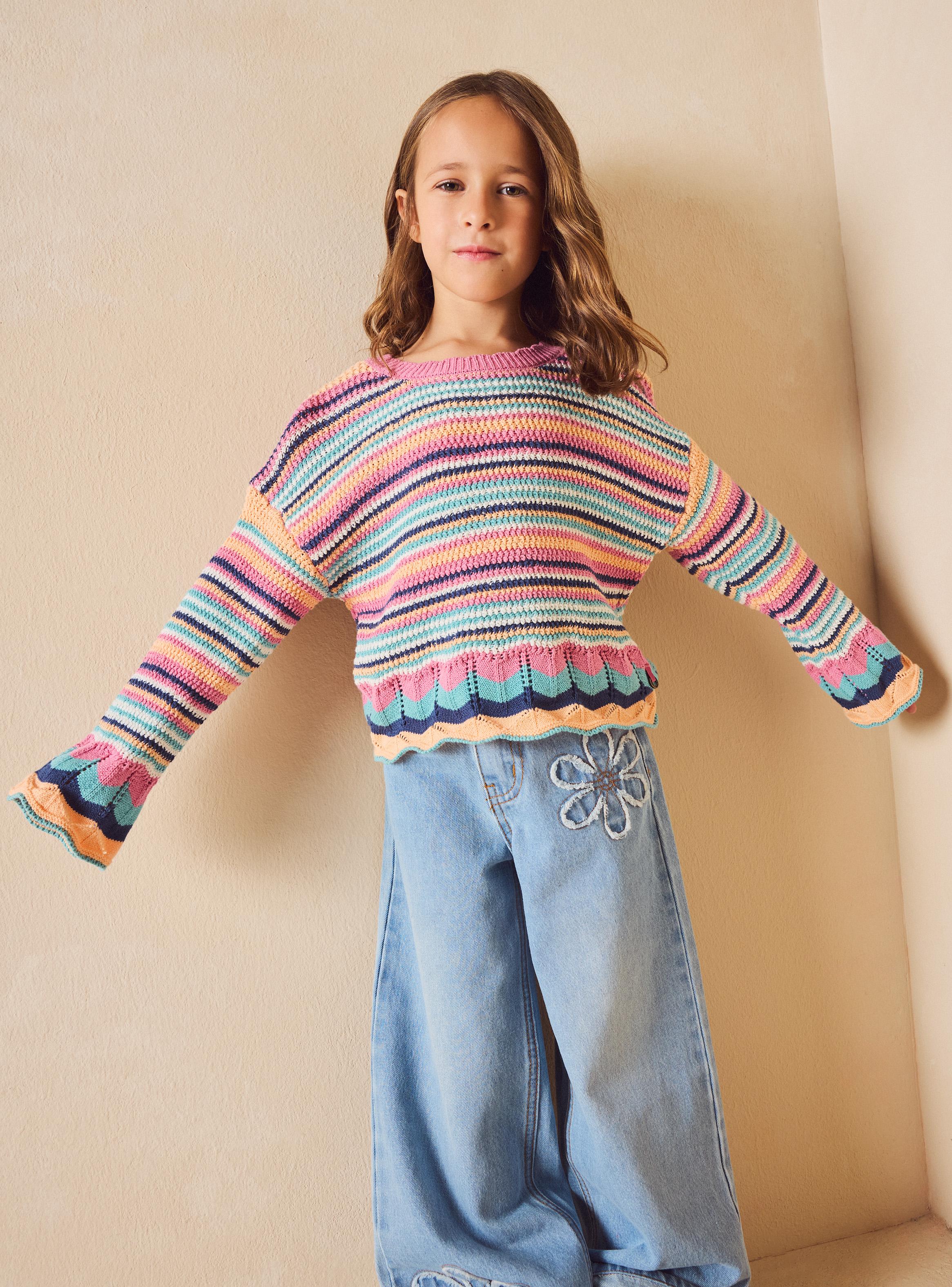 Sweater Tejido Crochet Multicolor-3