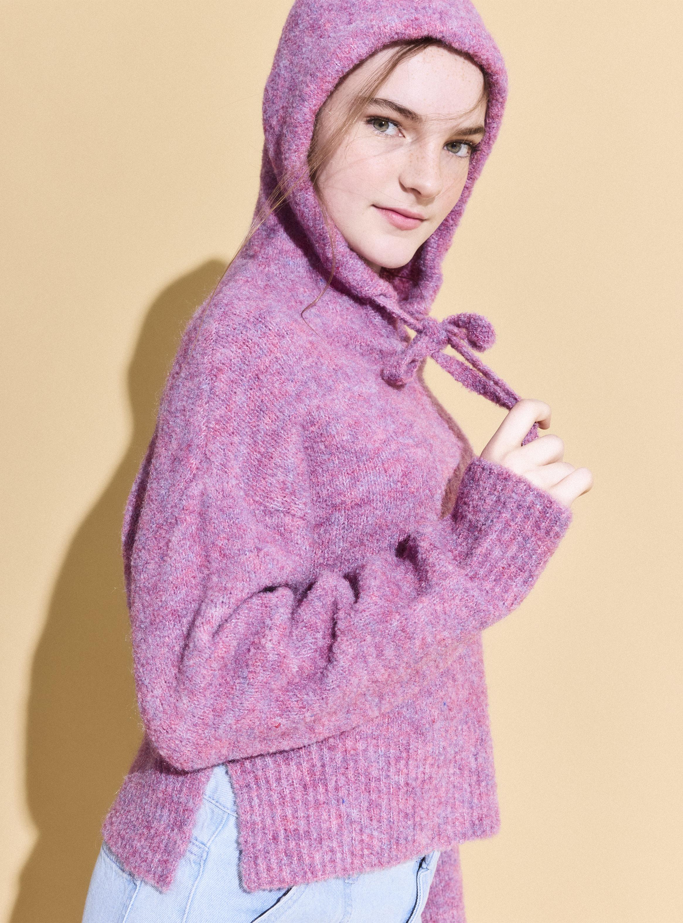 Sweater Chenille con Capucha-3