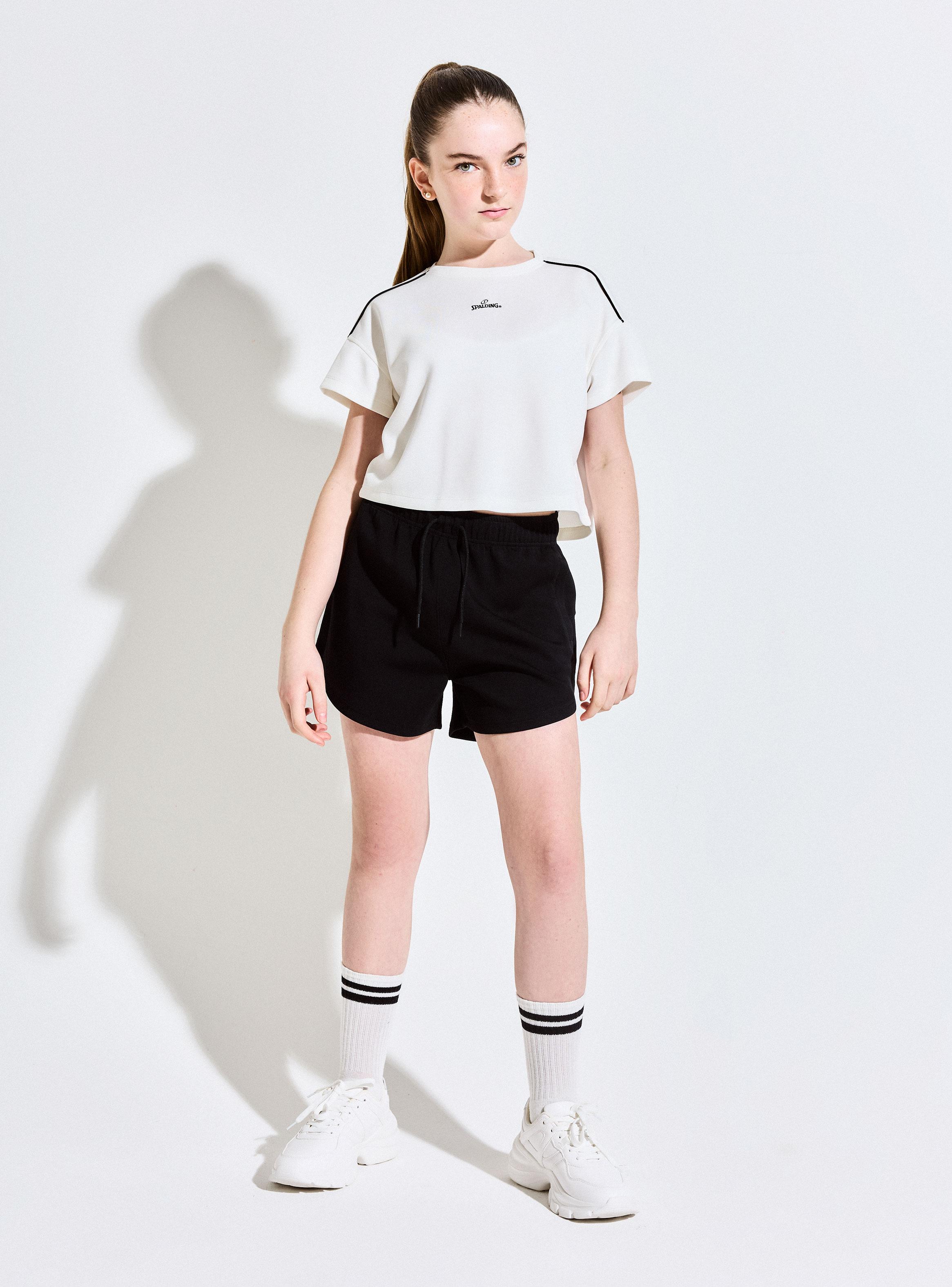 Short Cintura Ajustable de Algodón Niña-3