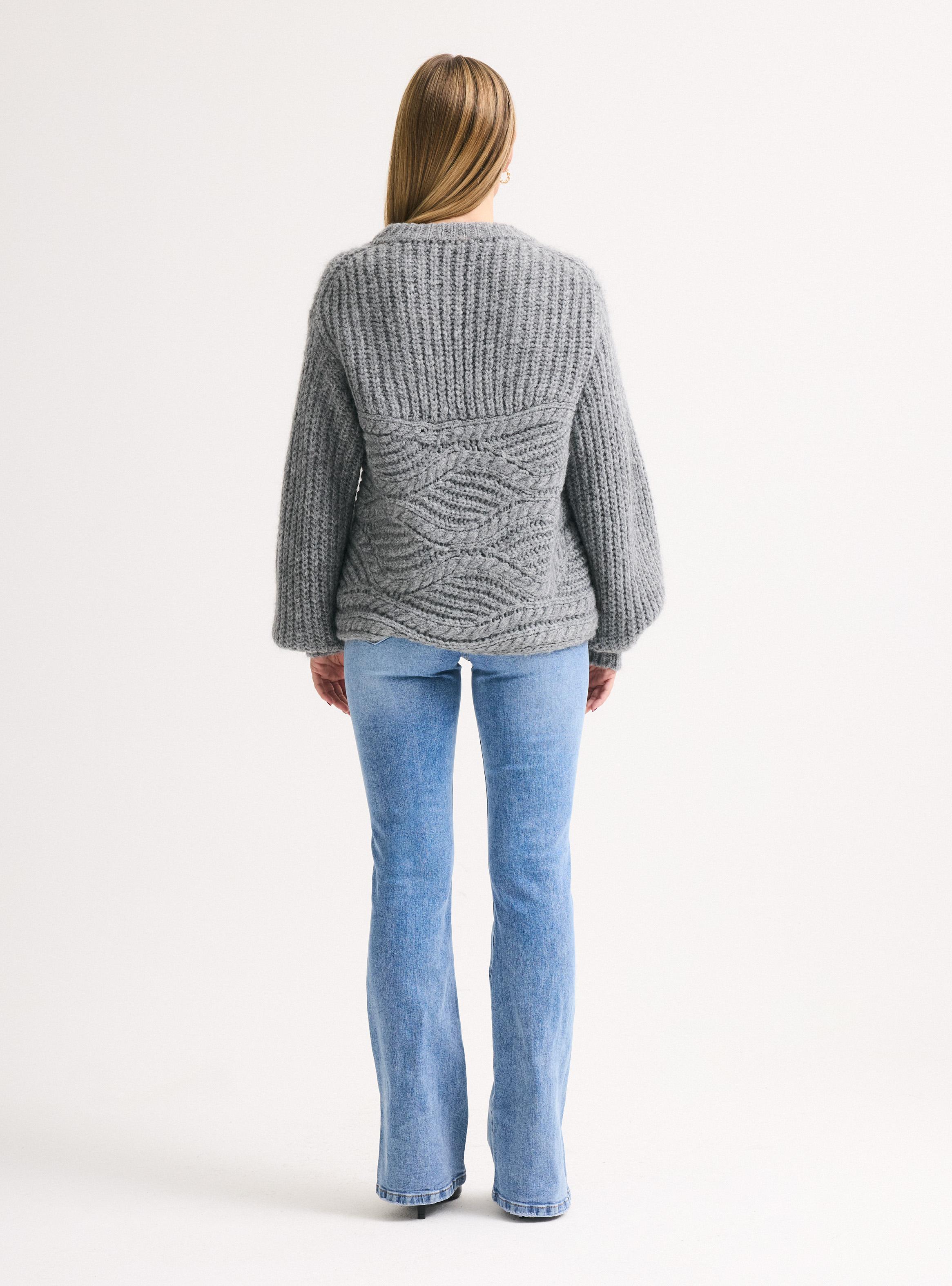 Sweater Italiano con Manga Globo-5