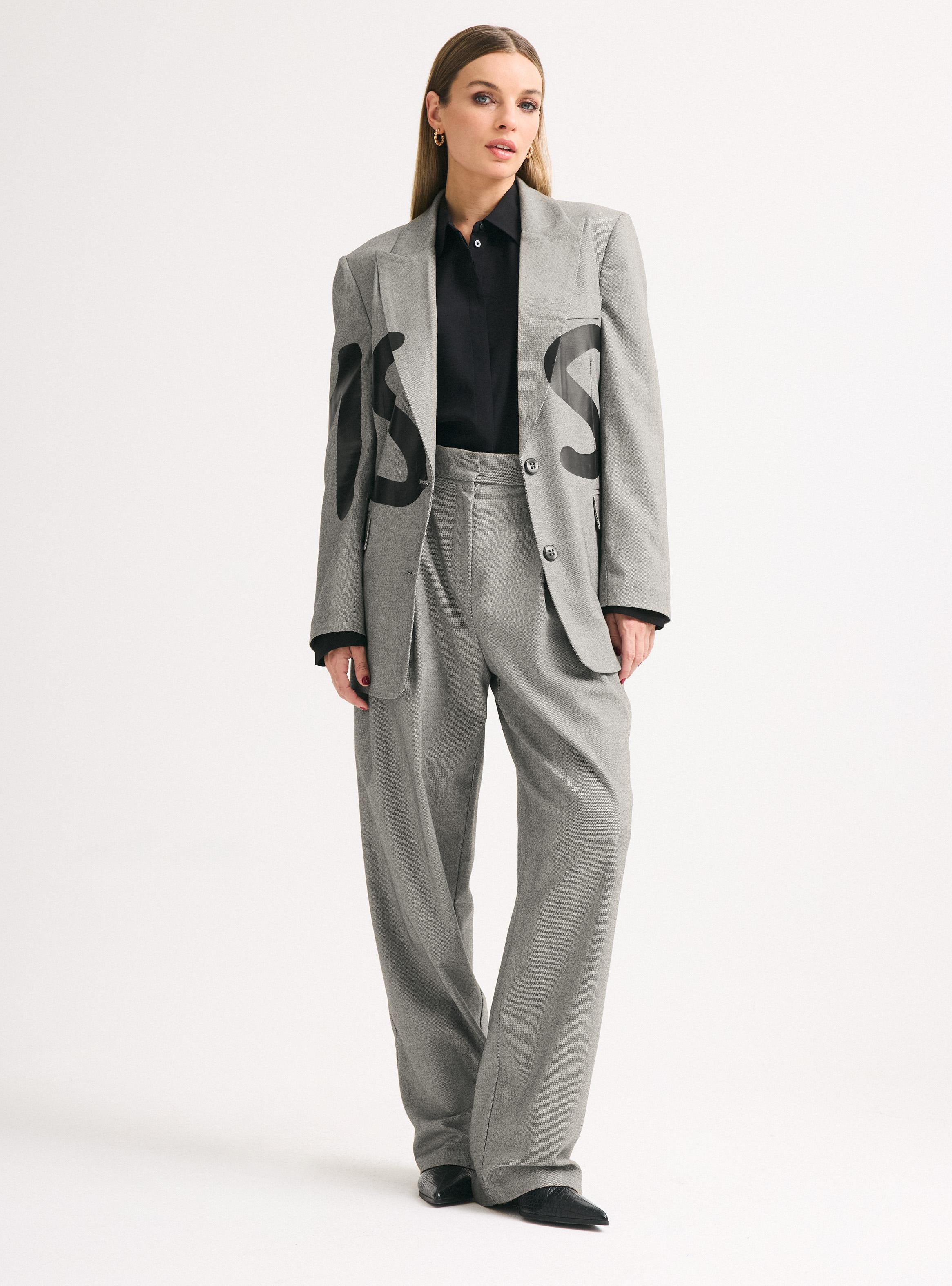 Blazer Italiano con Gráfica Estampada-4