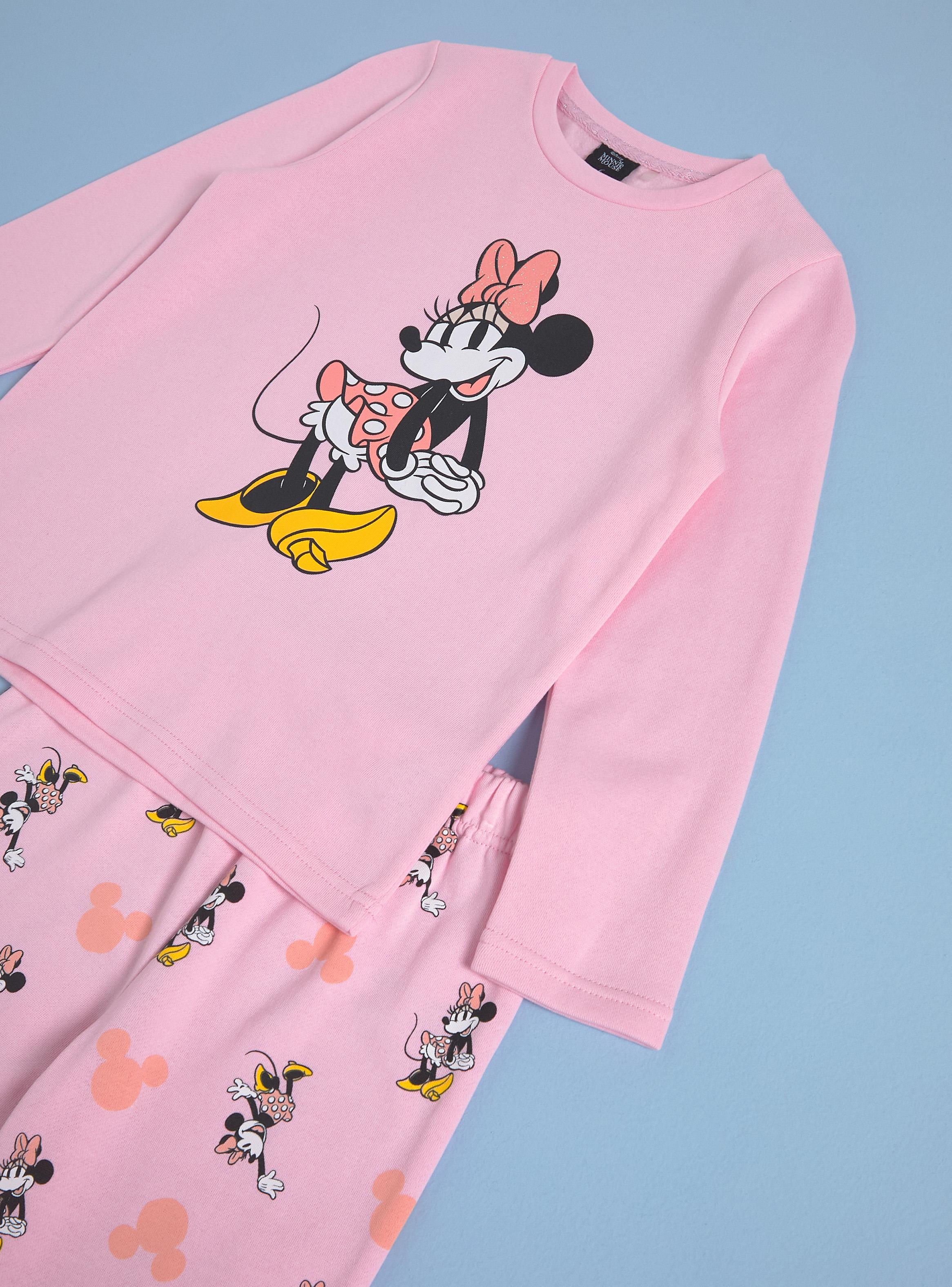 Pijama Estampado Minnie Rosado-2