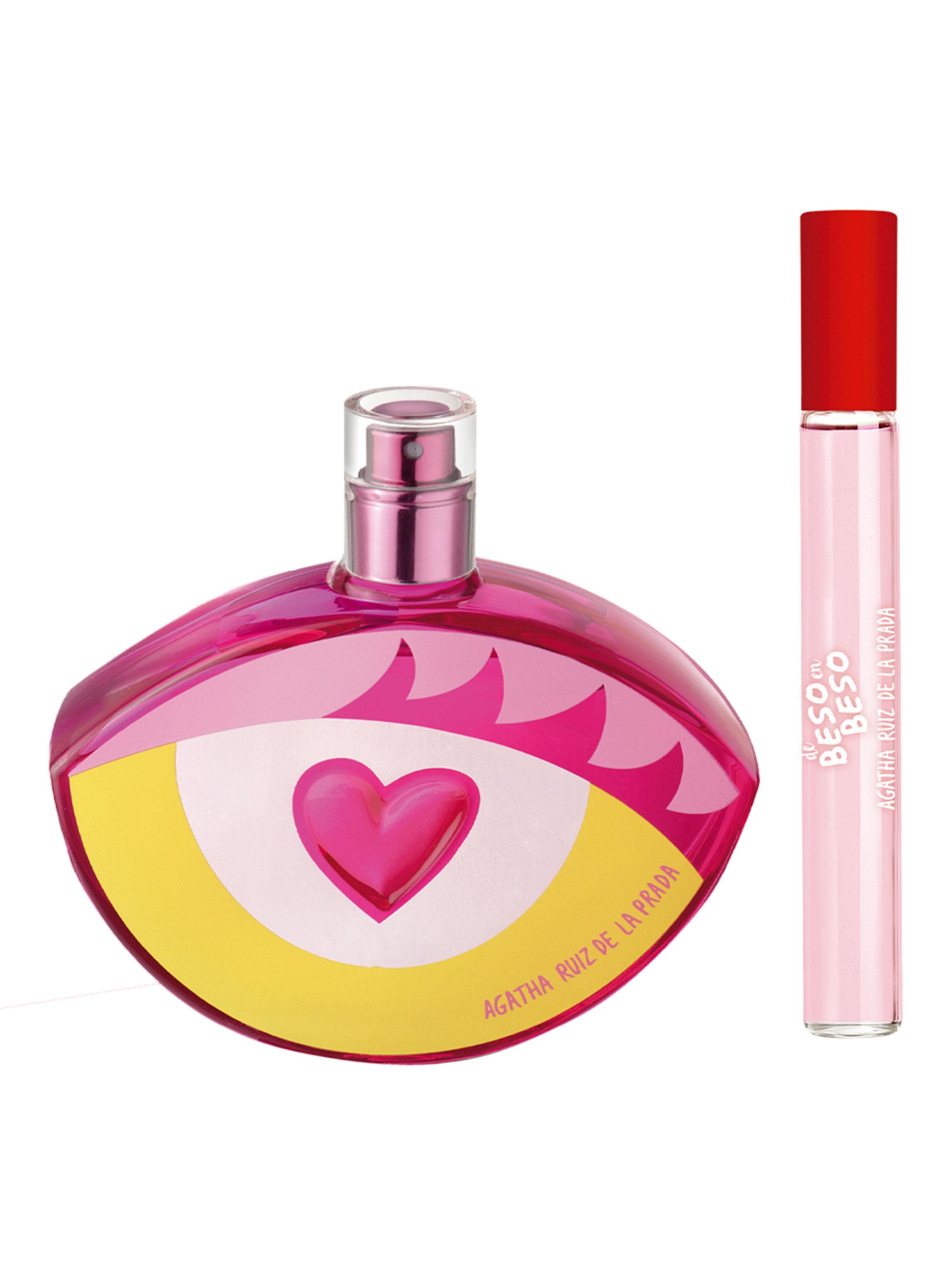 Set Perfume Look EDT Mujer 80 ml + De Beso en Beso EDT Mujer 10 ml-0