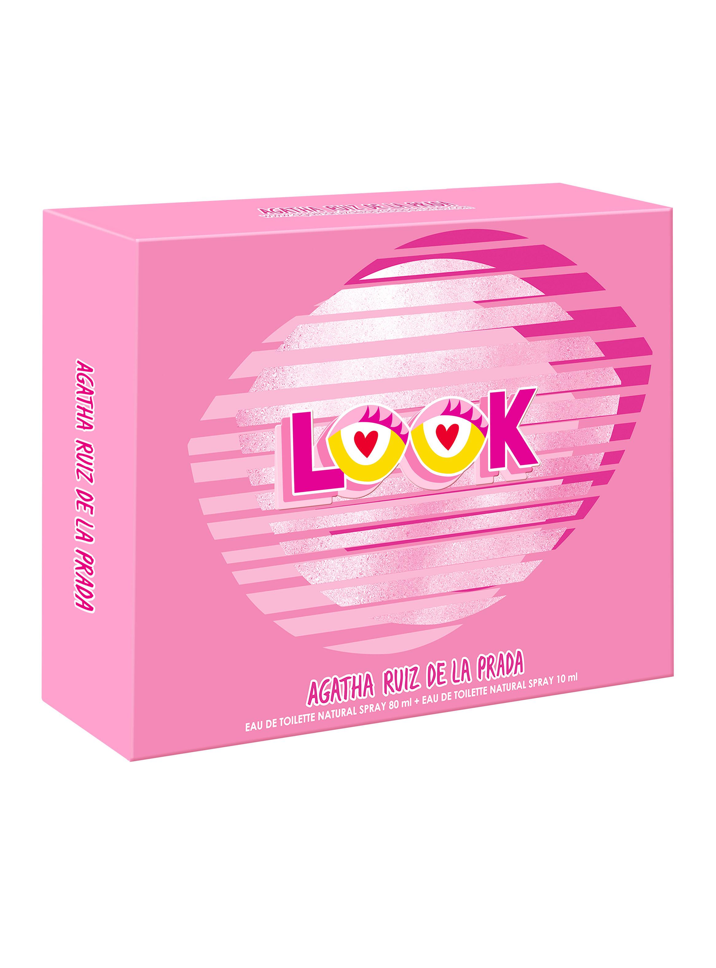 Set Perfume Look EDT Mujer 80 ml + De Beso en Beso EDT Mujer 10 ml-1