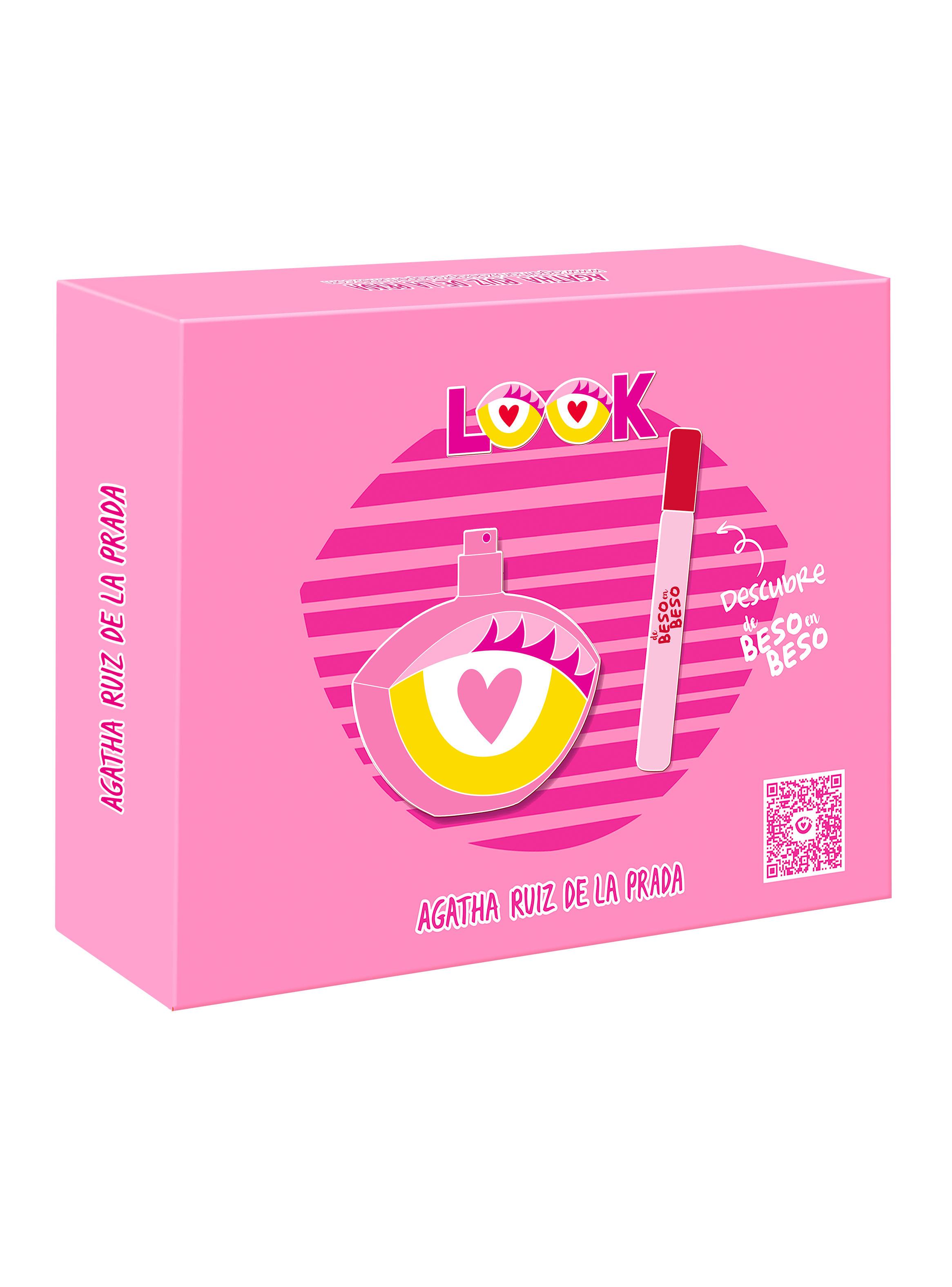 Set Perfume Look EDT Mujer 80 ml + De Beso en Beso EDT Mujer 10 ml-3