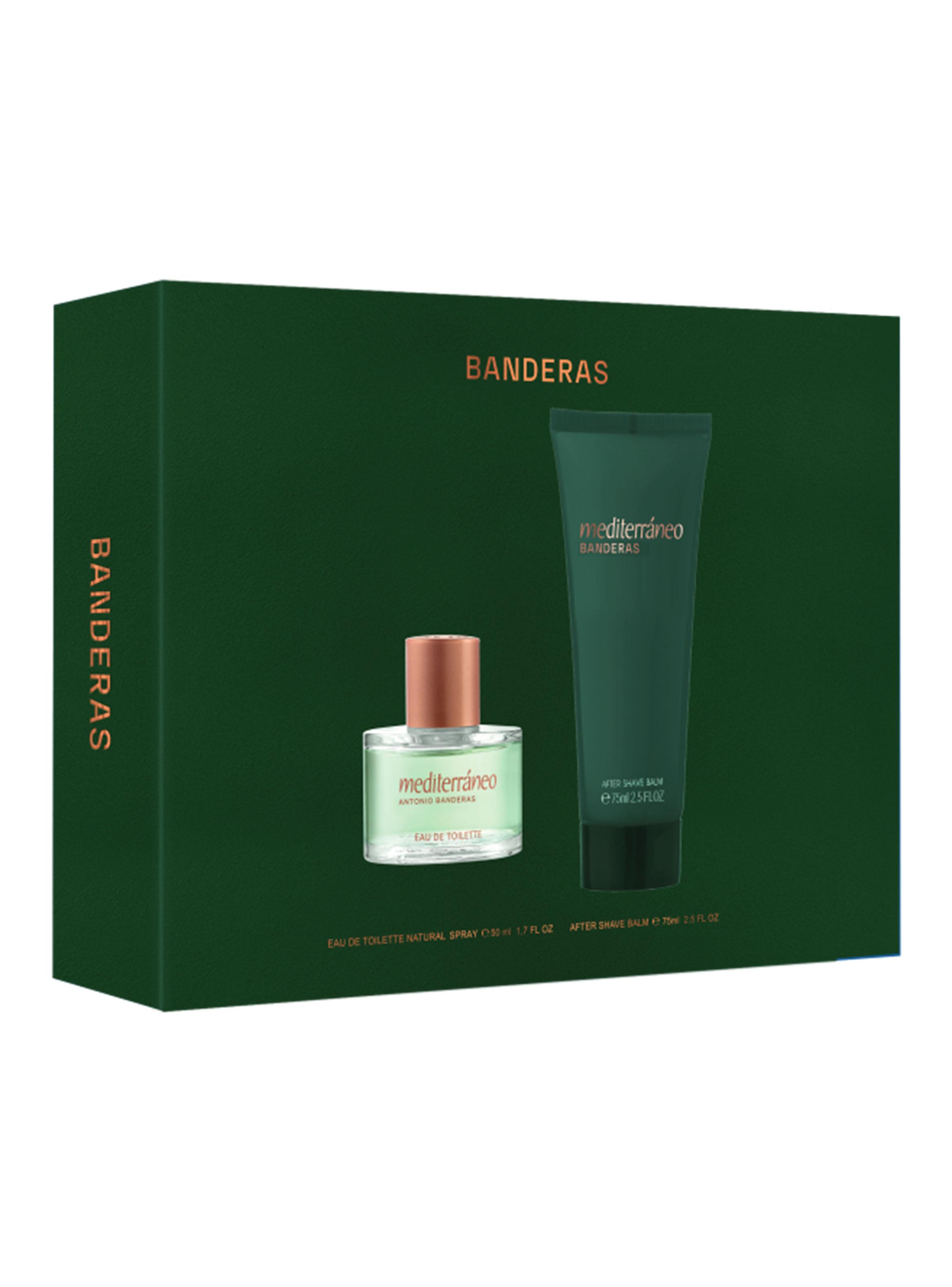 Perfume Mediterráneo EDT Hombre 50 ml + Balsamo After Shave 75 ml Banderas-1