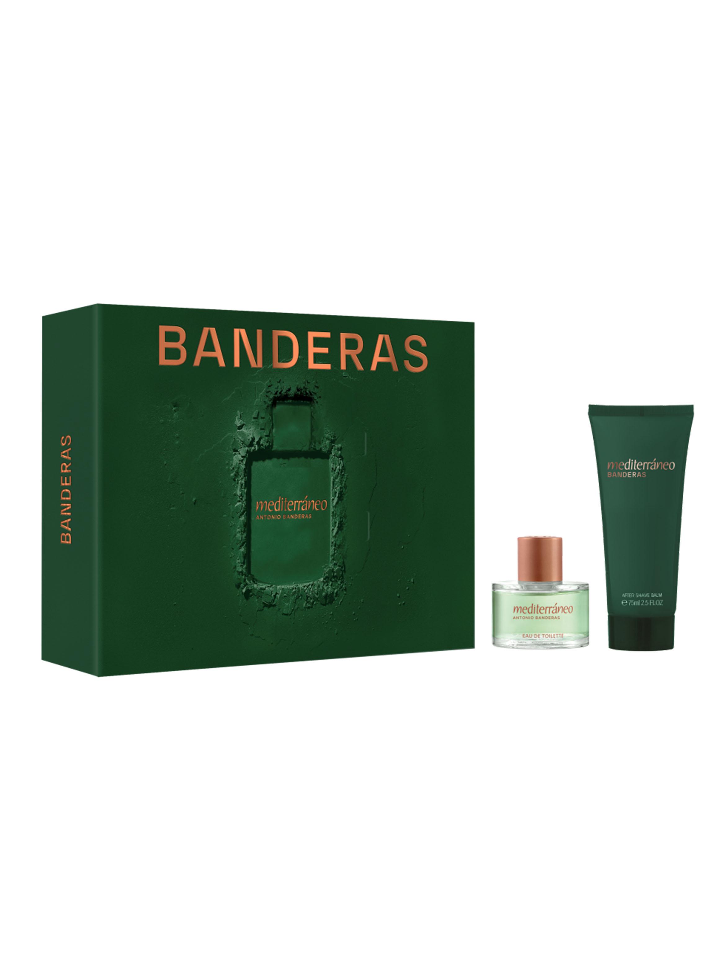 Perfume Mediterráneo EDT Hombre 50 ml + Balsamo After Shave 75 ml Banderas-0