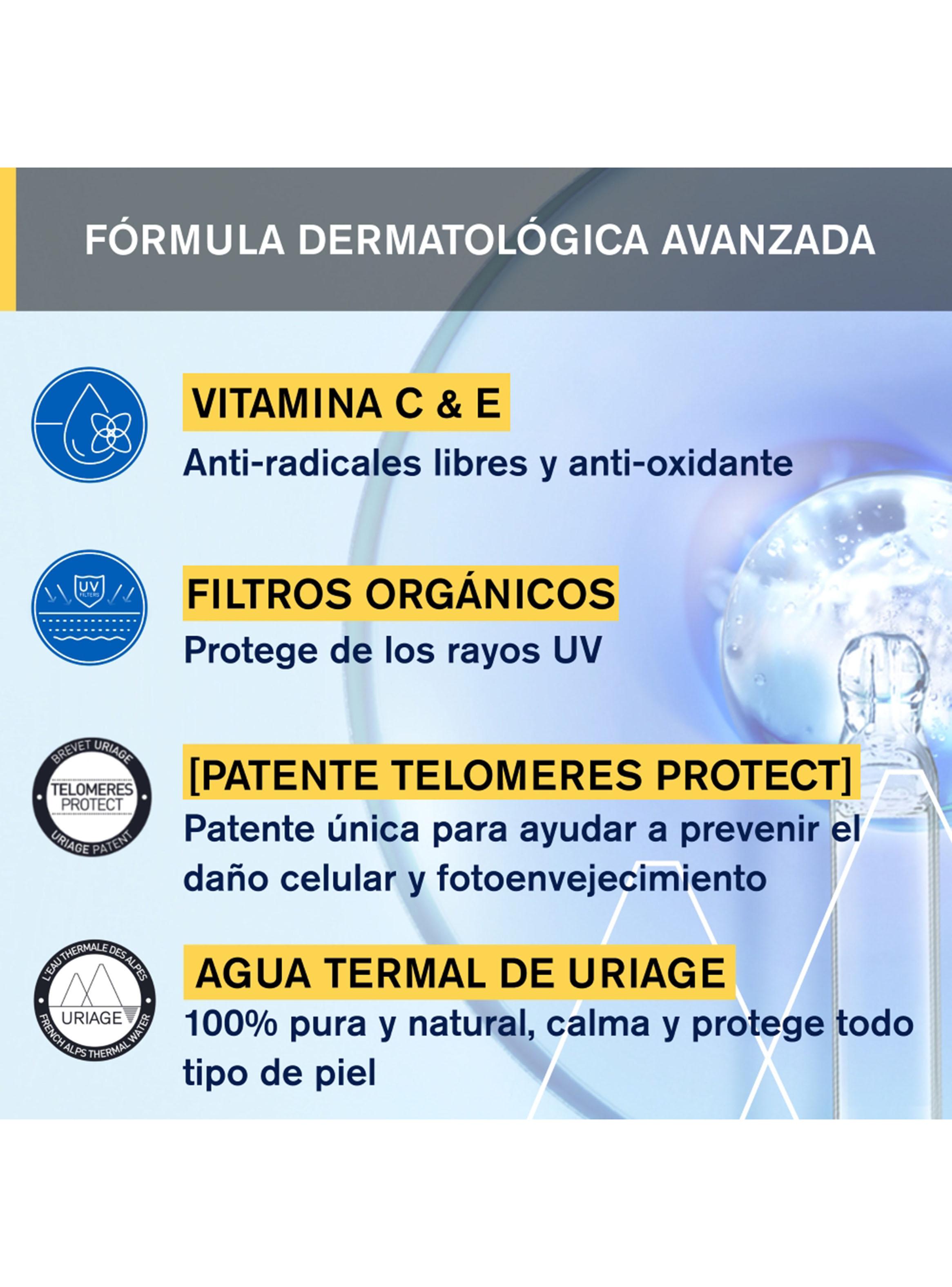 Protector Solar Bariésun Fluido Antimanchas SPF50+ 40ml Uriage-3