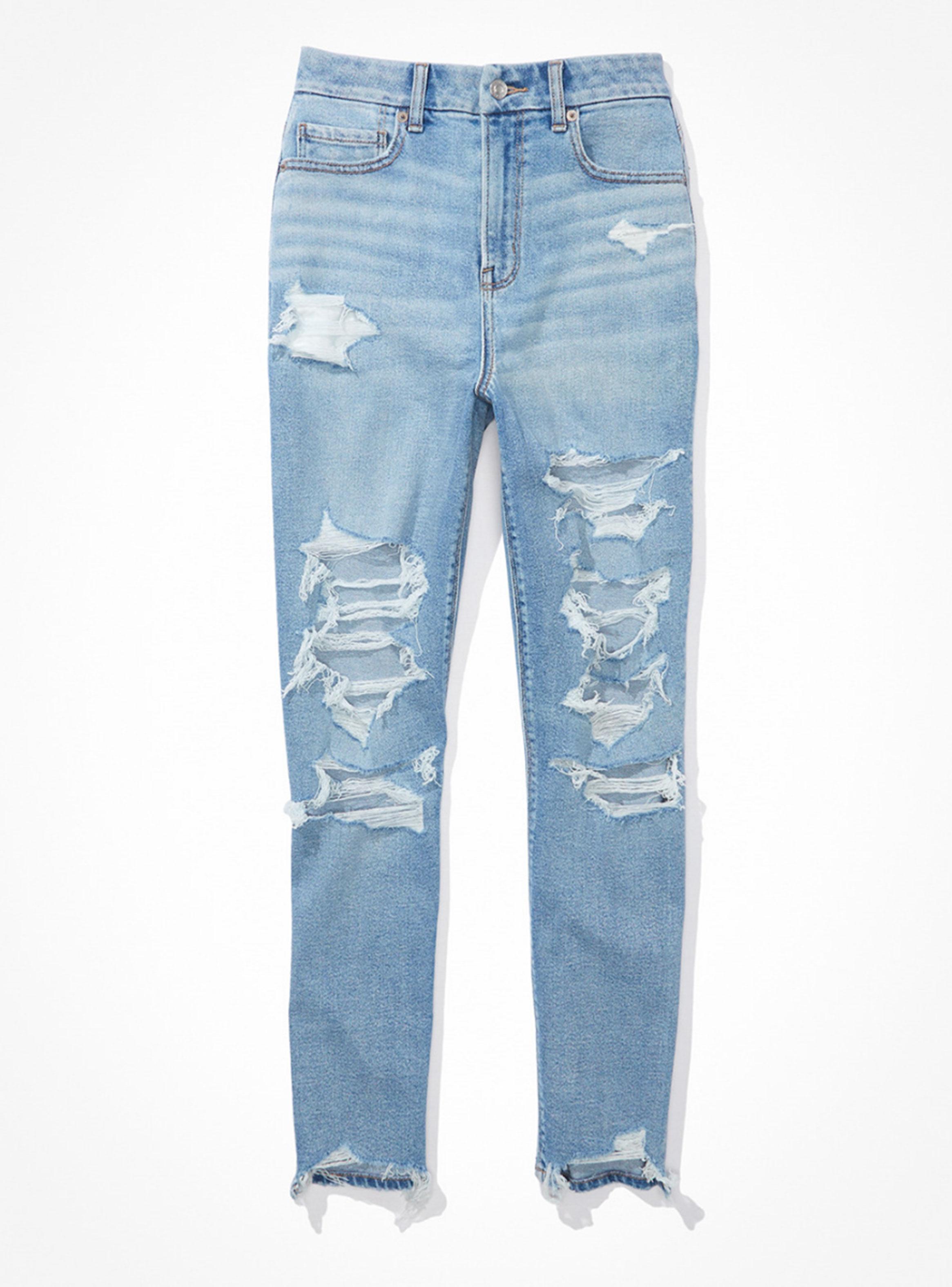 Jeans Curvy Mom Stretch Destroy-3