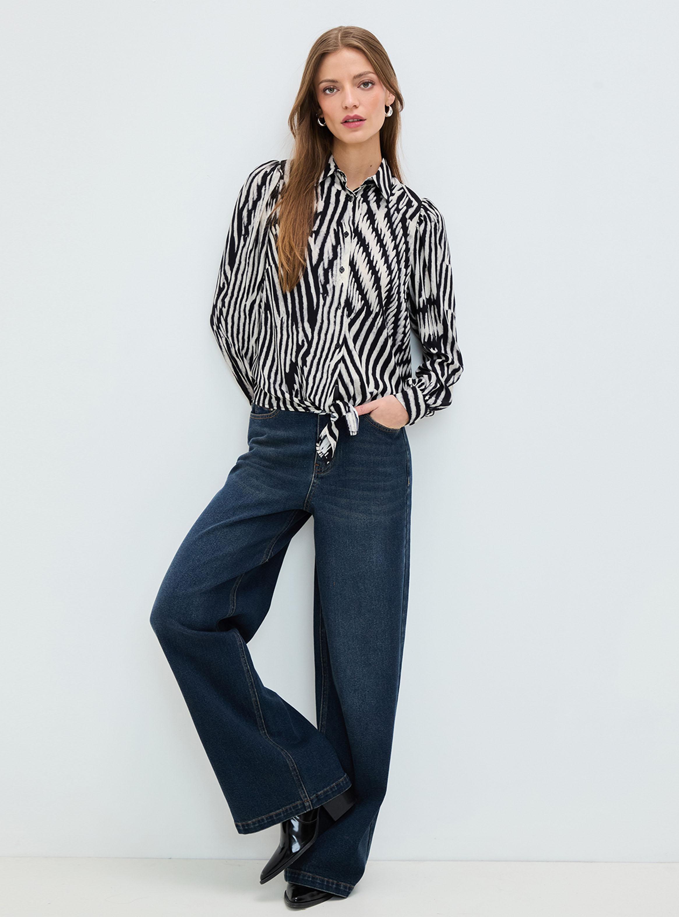 Blusa Fantasía Bicolor-3