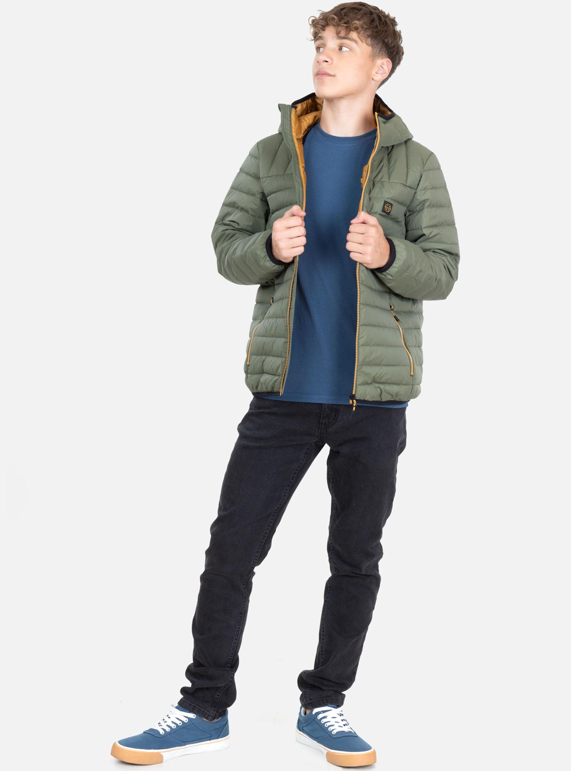 Parka Acolchada Cierre Color-3