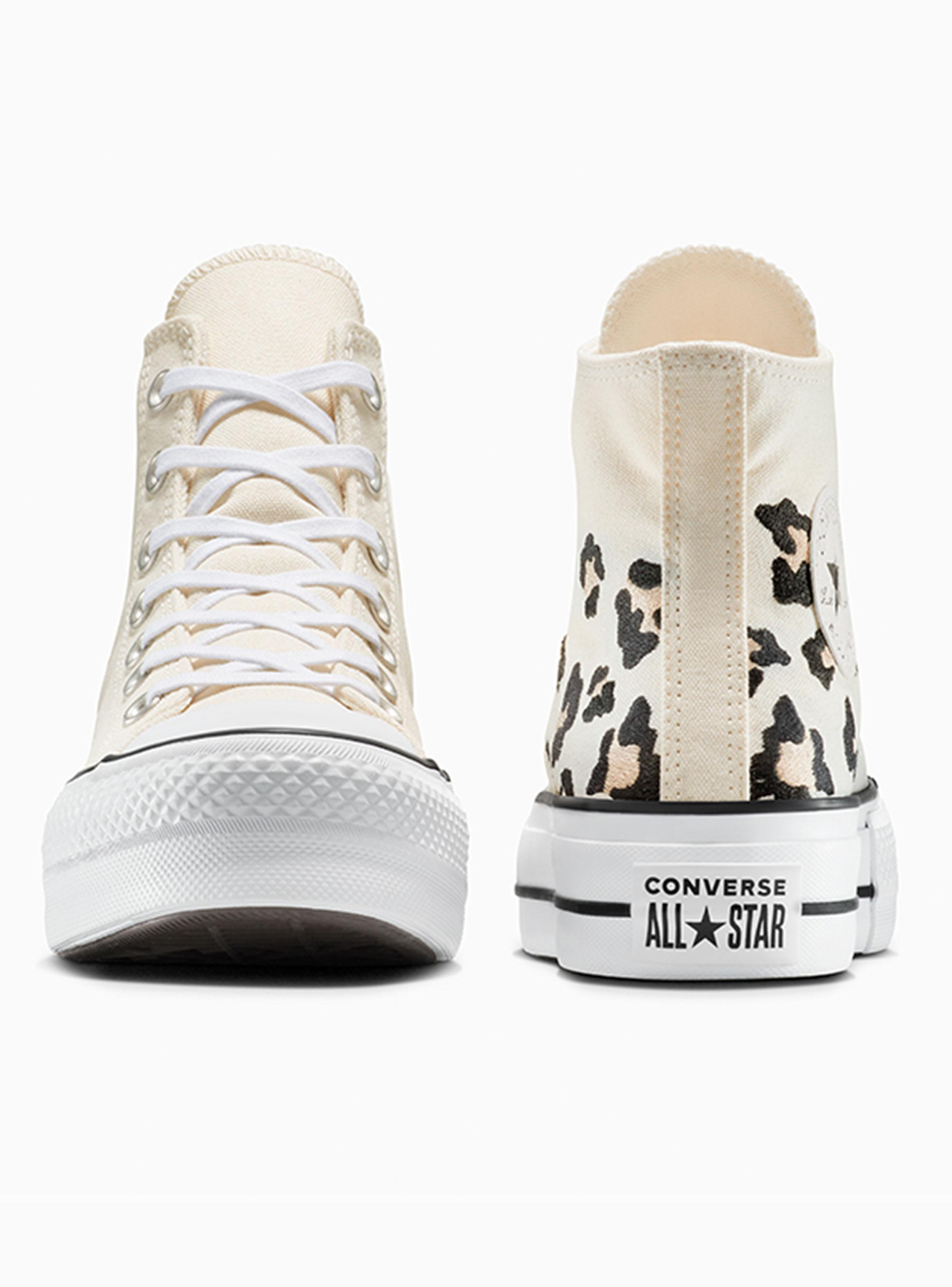 Zapatilla Urbana  Detalle Animal Print All Star Lift Mujer-3