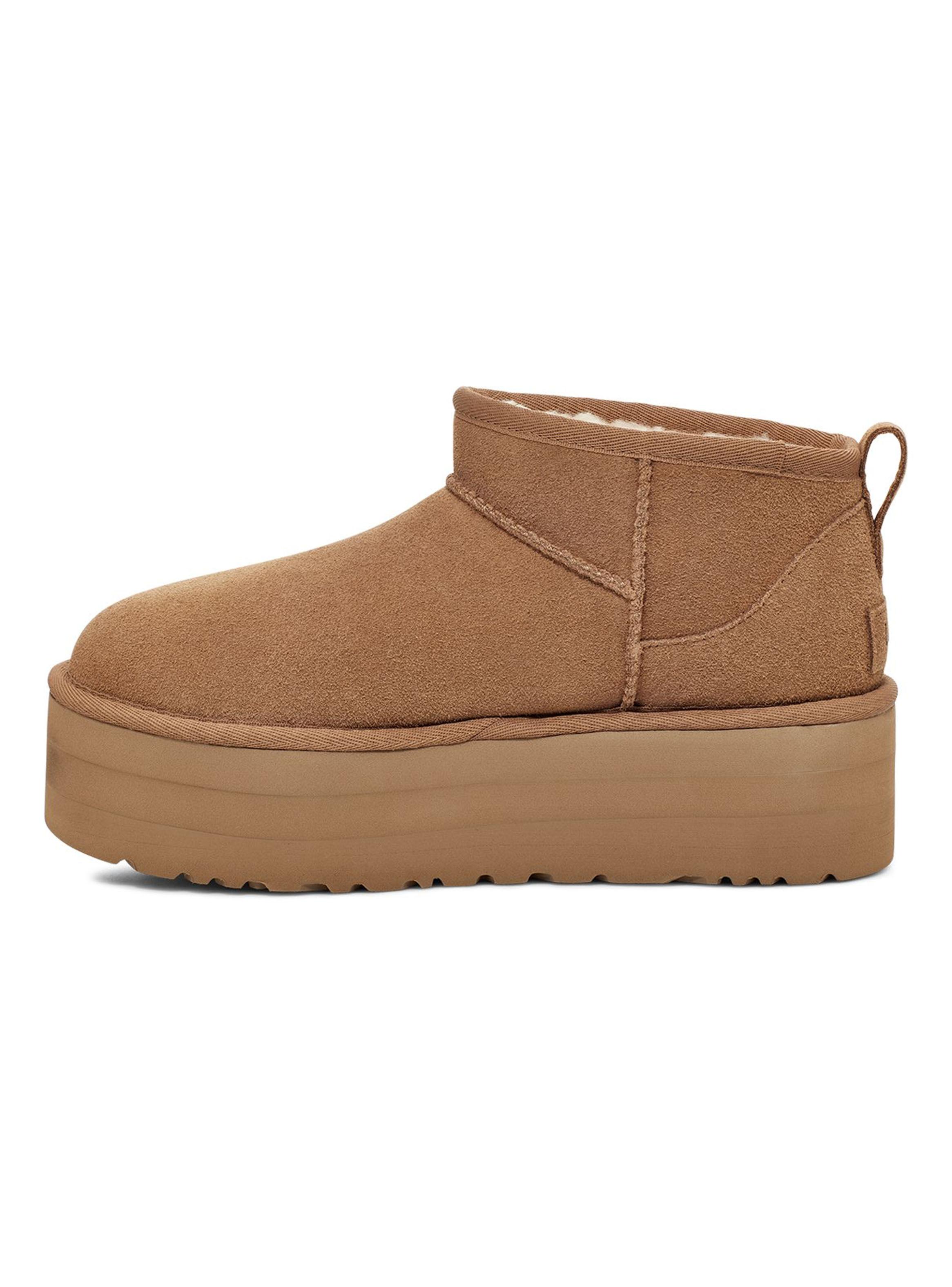 Bota Classic Ultra Mini Platform Chestnut Mujer-2