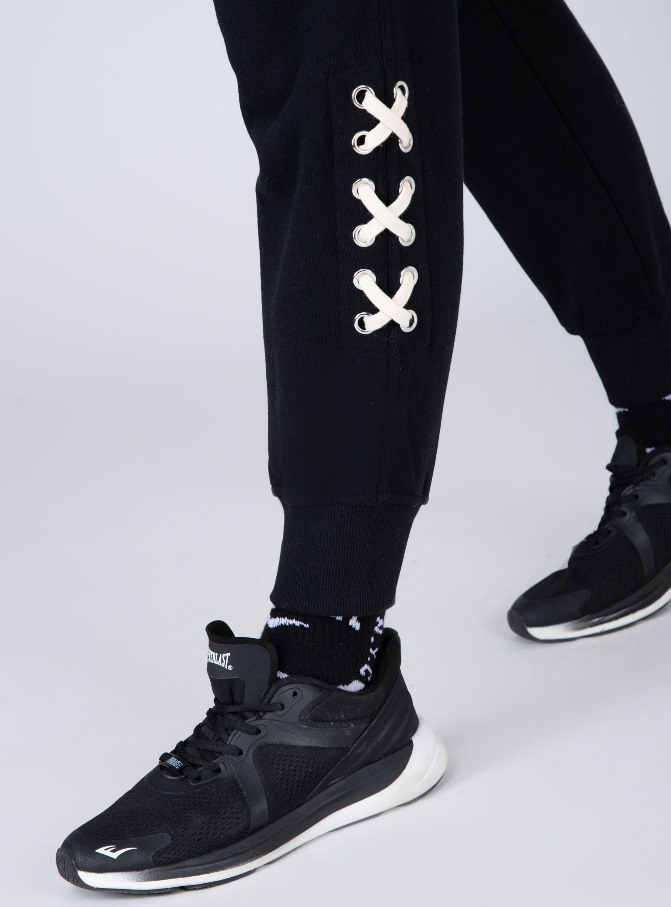 Pantalón de Buzo Detalle Tiras Cruzadas Jogger Daily-2