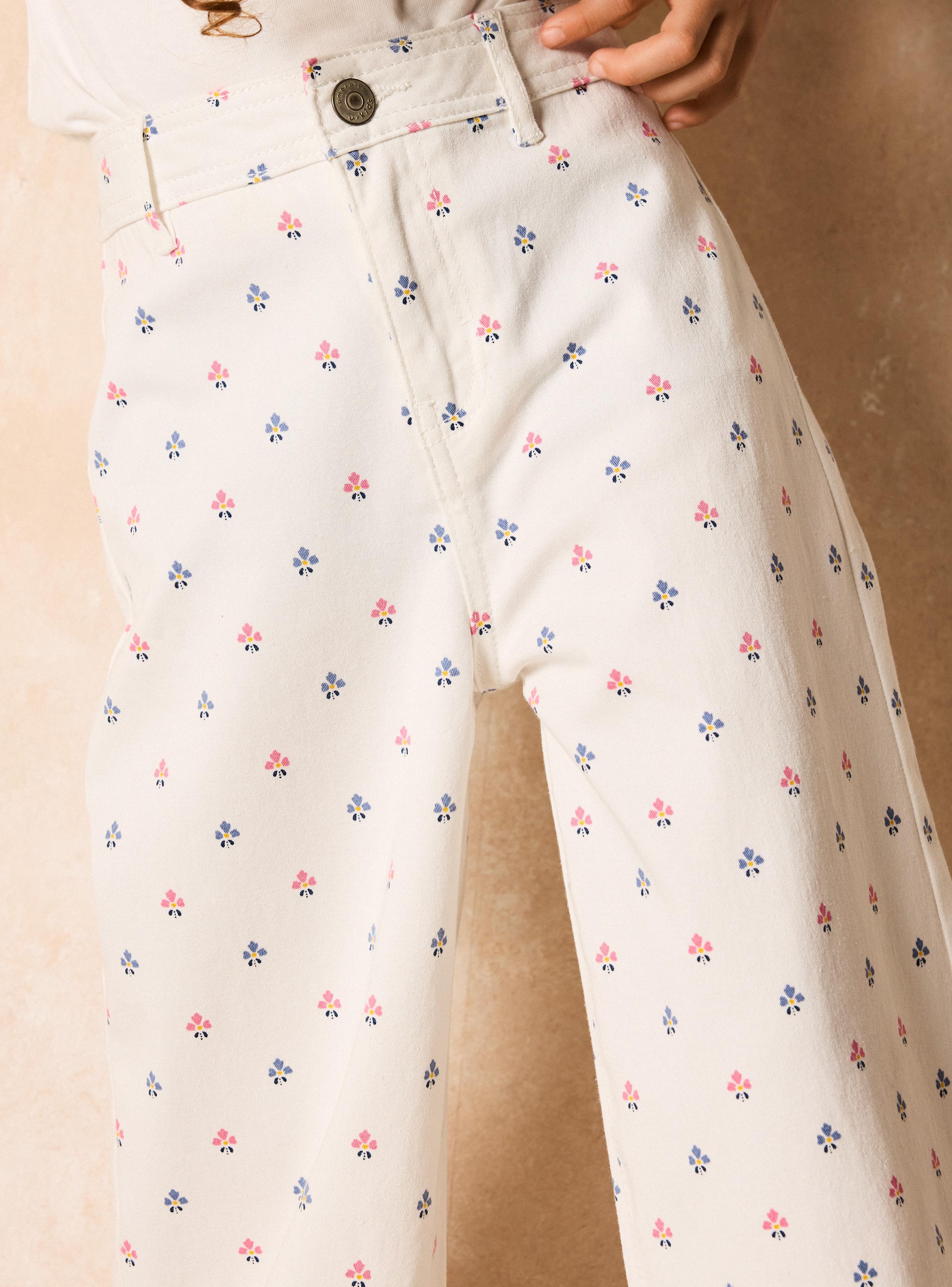 Pantalón Wide Leg Full Print Niña-4
