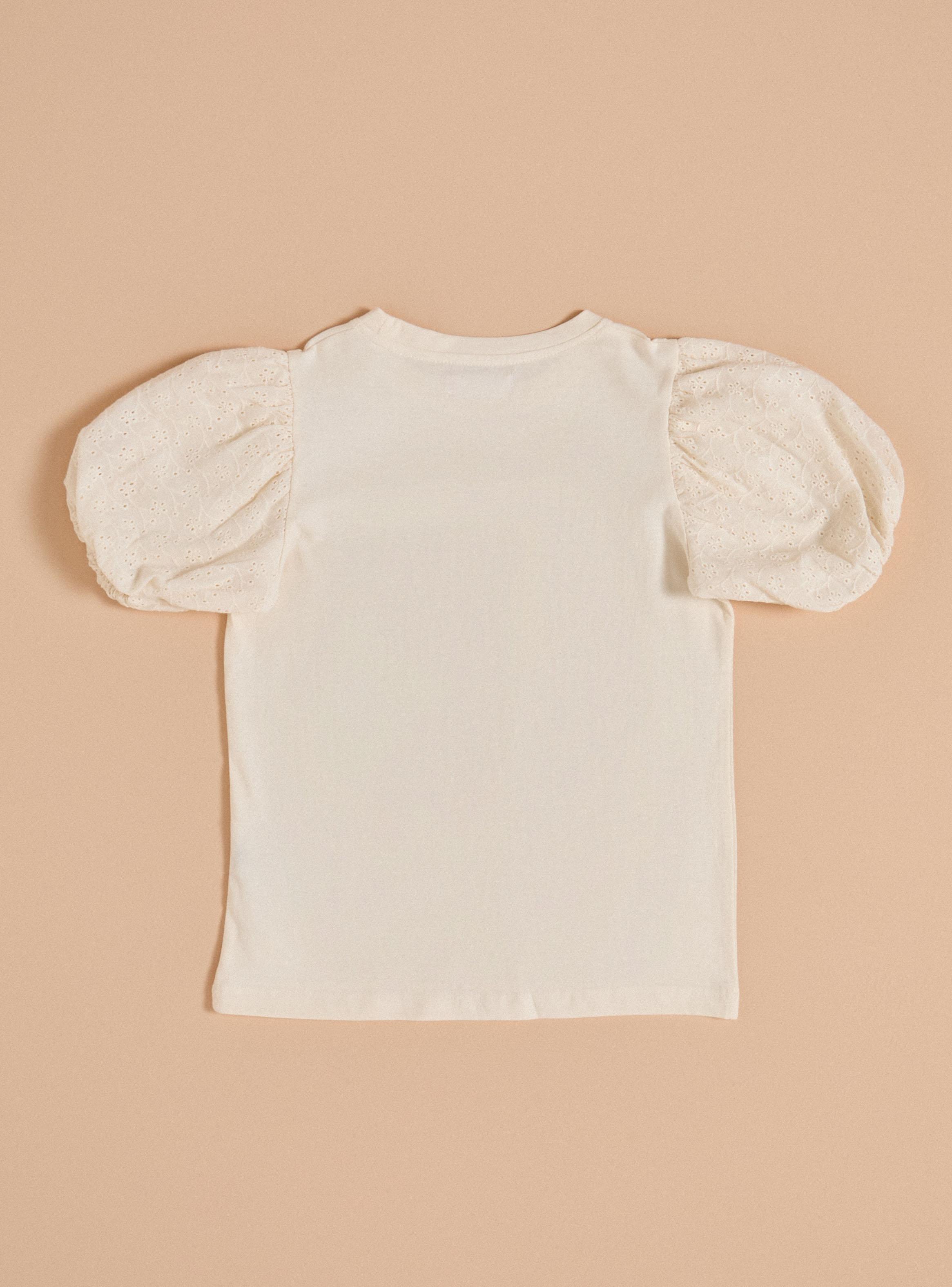 Polera Manga Globo Broderie-3