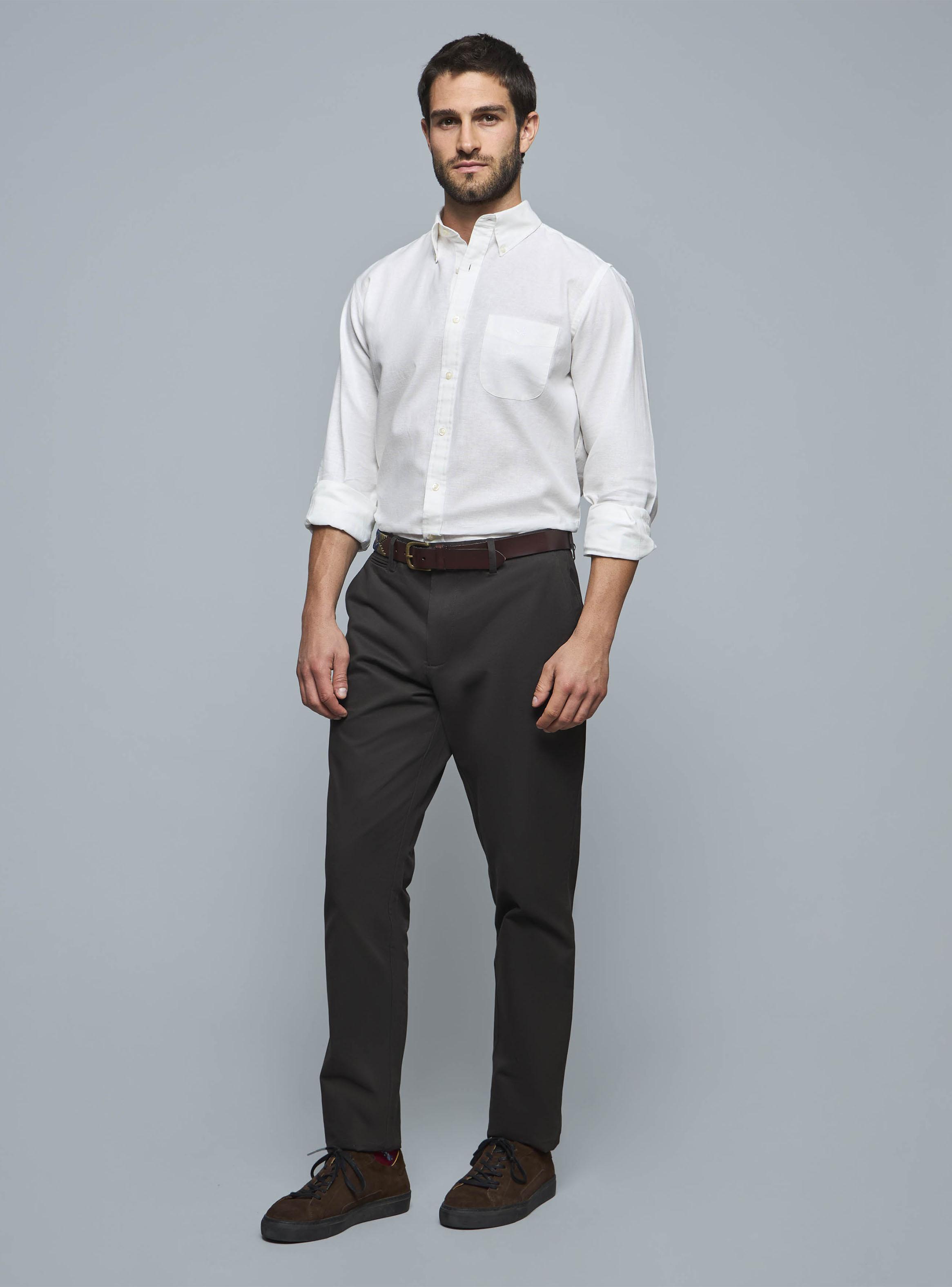Camisa Saville Lino Algodón-3