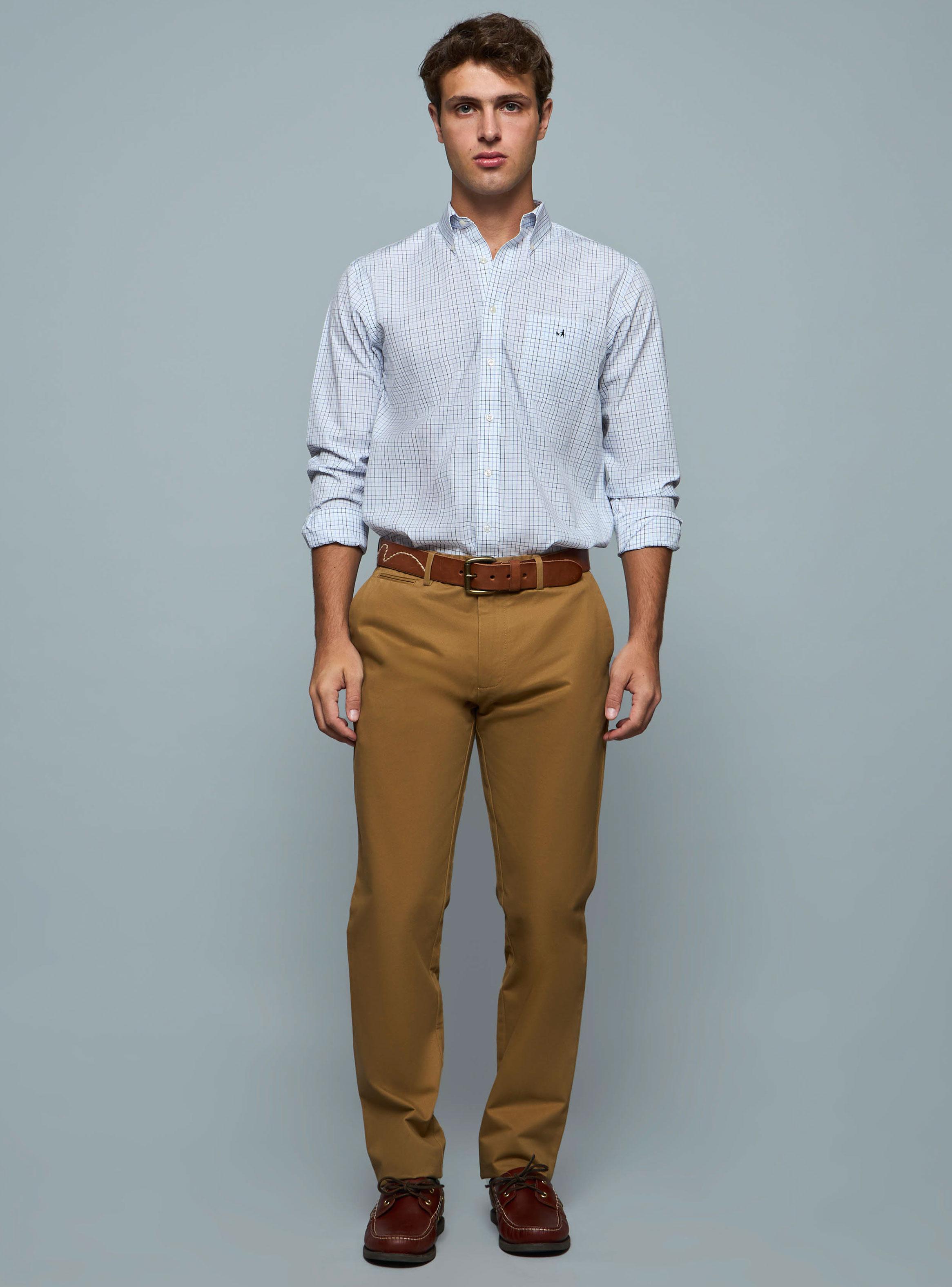 Camisa Casual Print Cuadros-3