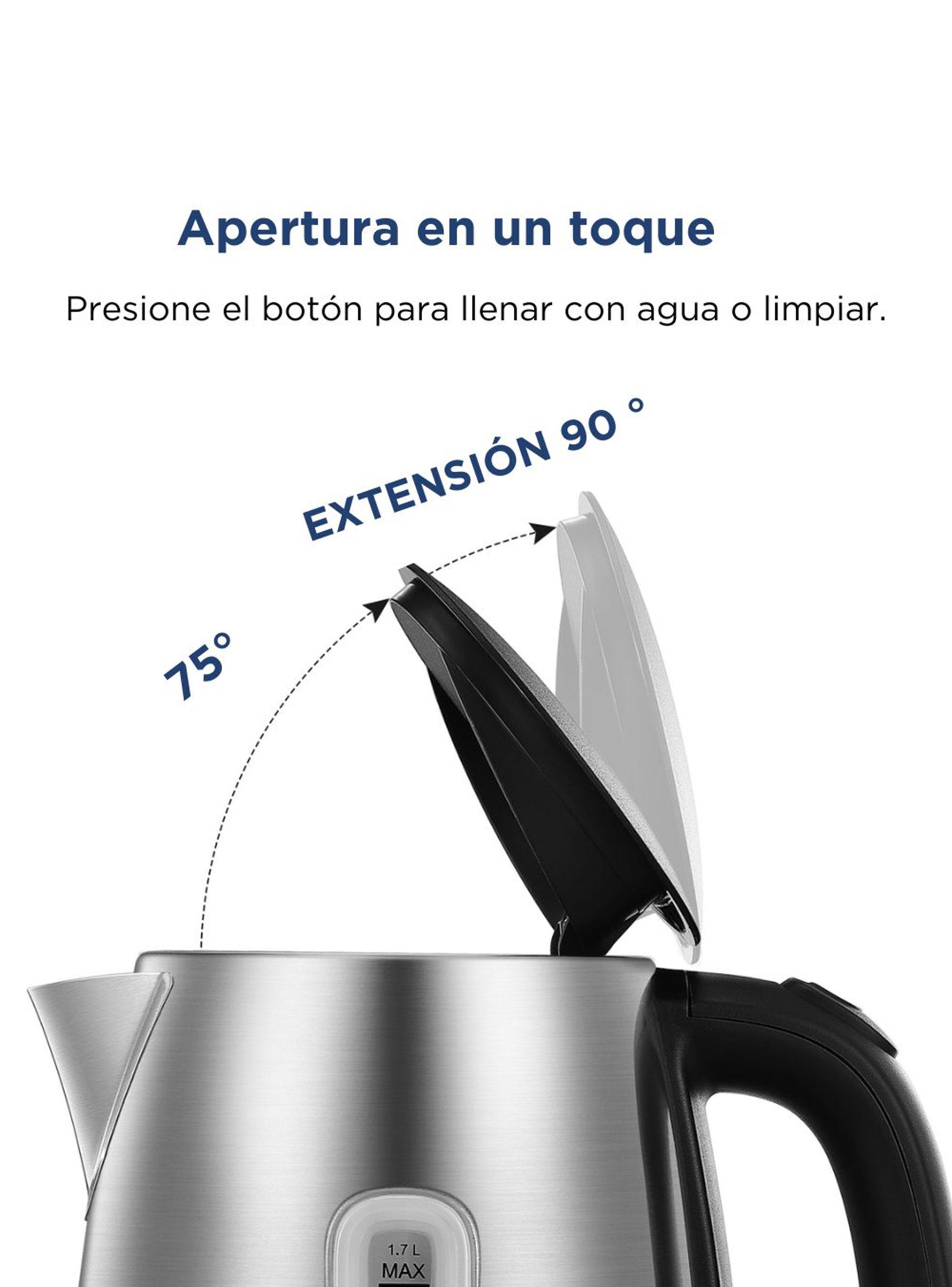Hervidor Eléctrico 1.7 Litros MK-17S42B Inox-6