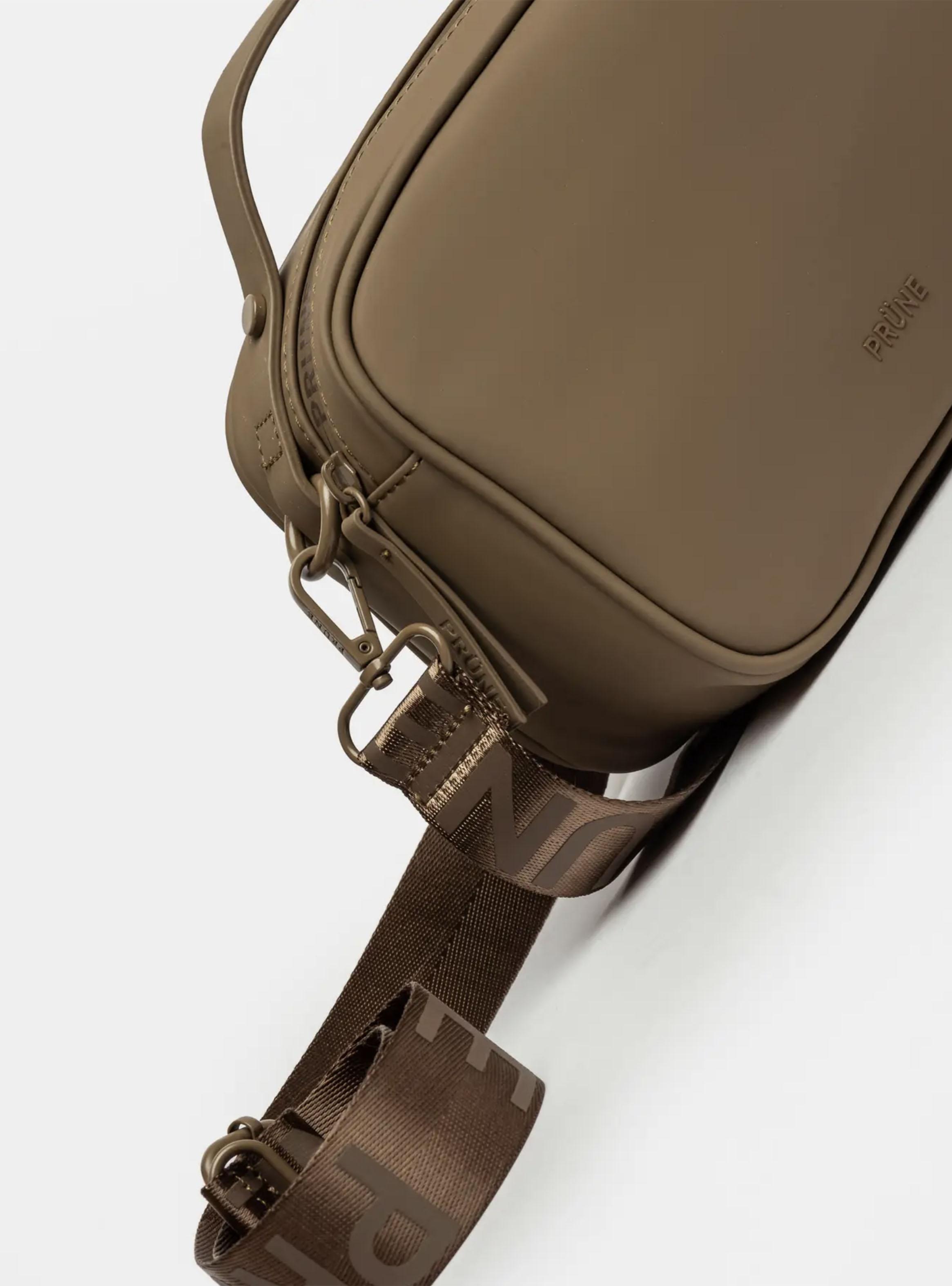 Bandolera Rubber Efecto Matte Beige-2