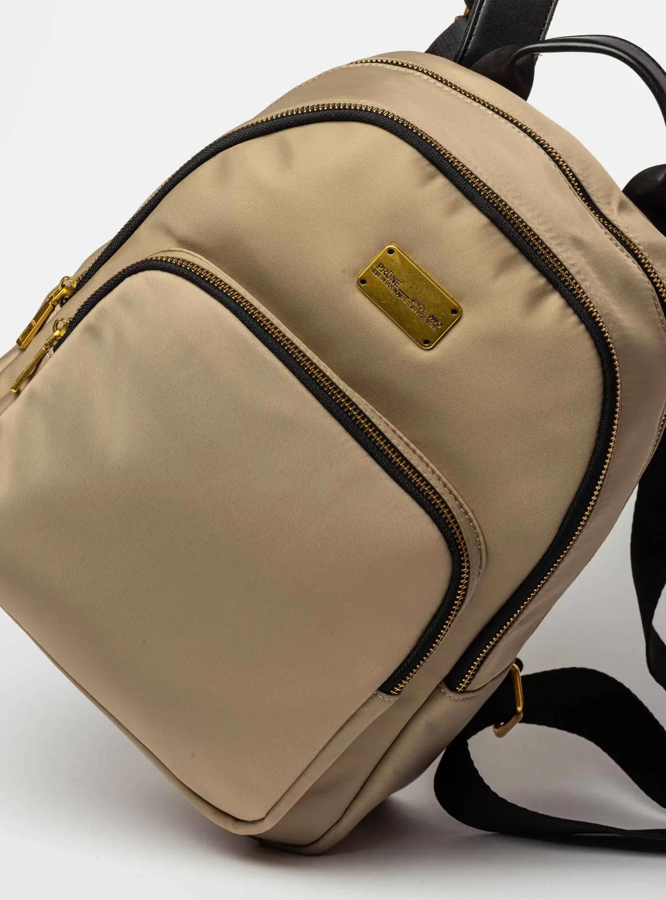 Mochila Bolt en Nylon Beige-2